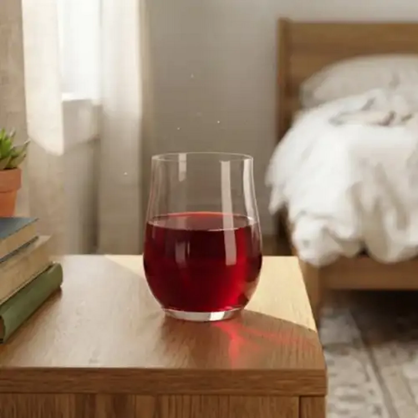 Image of Tulipa Bohemia Crystal Stemless Red Wine Glasses 350ml 4-Pack