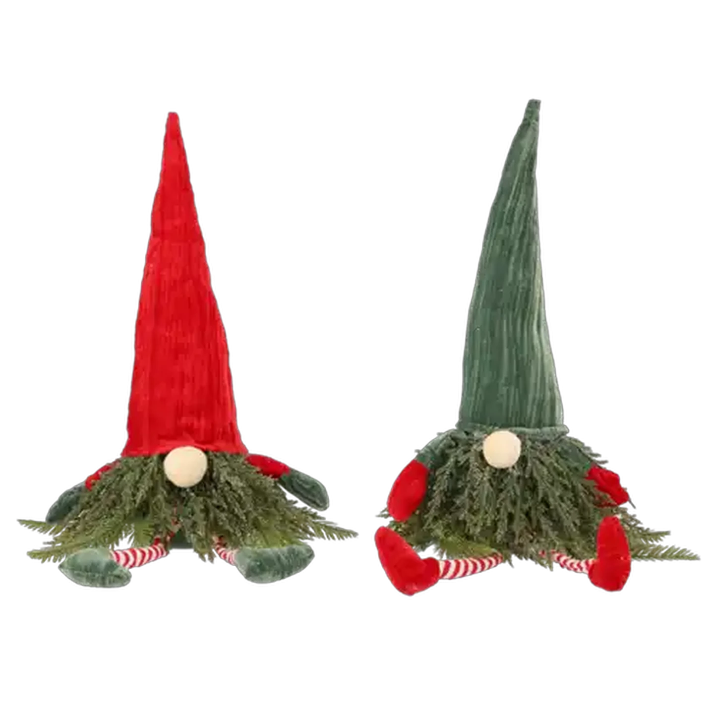 Image of Sitting Christmas Tree Gnome 45cm (Colour May Vary)