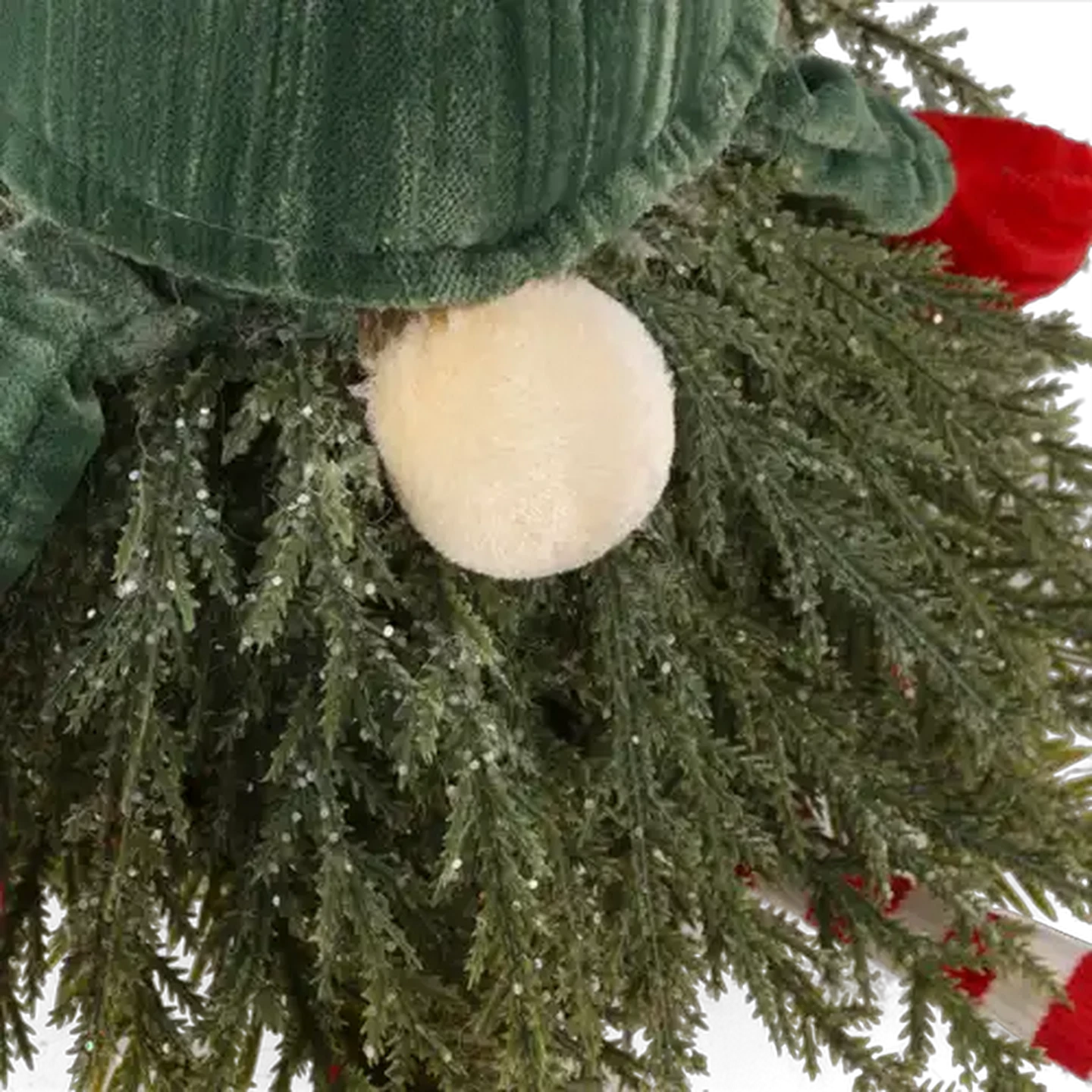 Image of Sitting Christmas Tree Gnome 45cm (Colour May Vary)