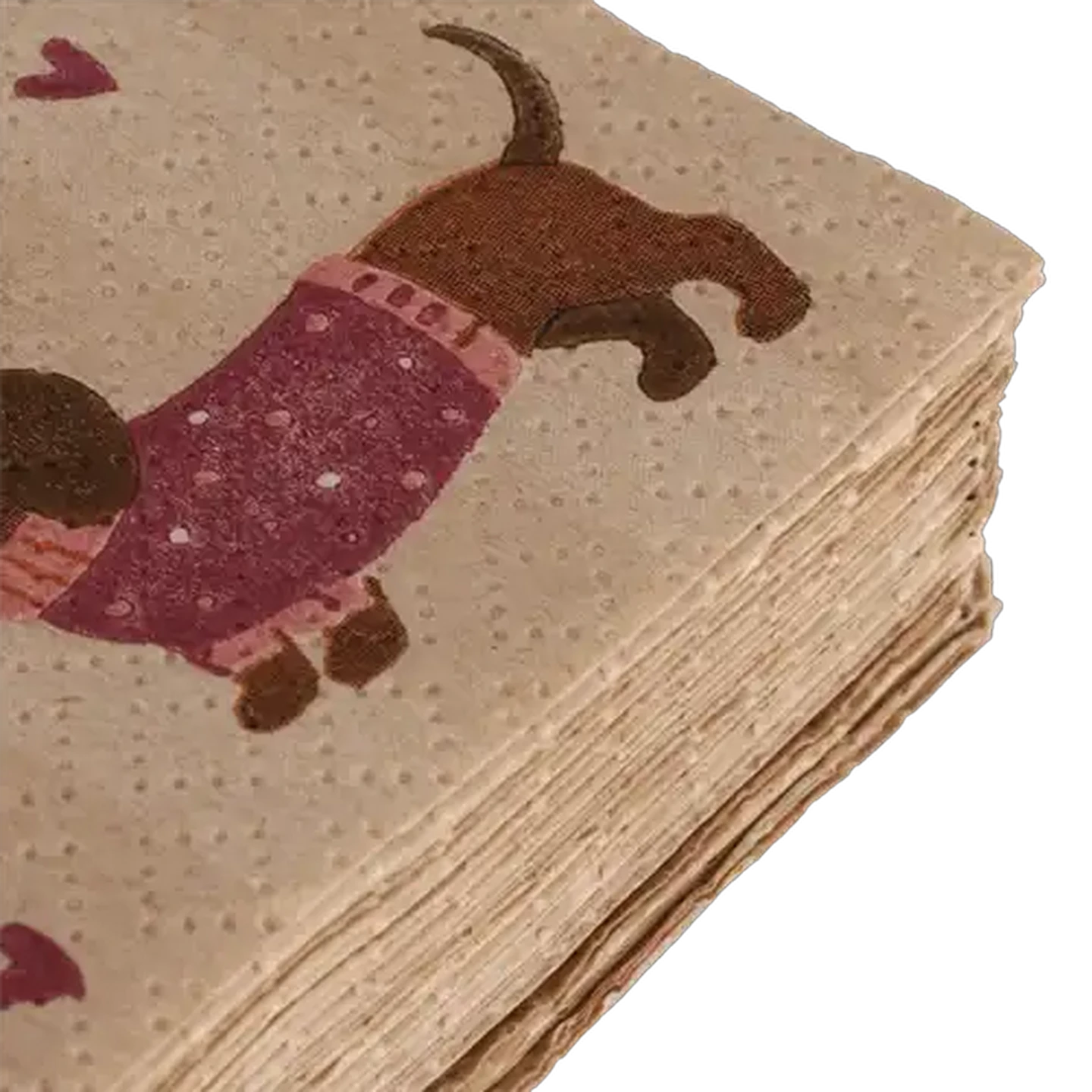 Image of By Nature Happy Dogs Paper Napkins 3-Ply 33 x 33cm 20-Pack