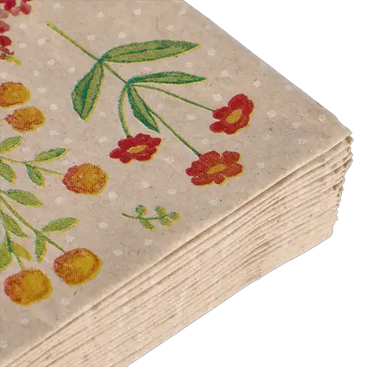 Image of By Nature Little Flowers Paper Napkins 3-Ply 33 x 33cm 20-Pack