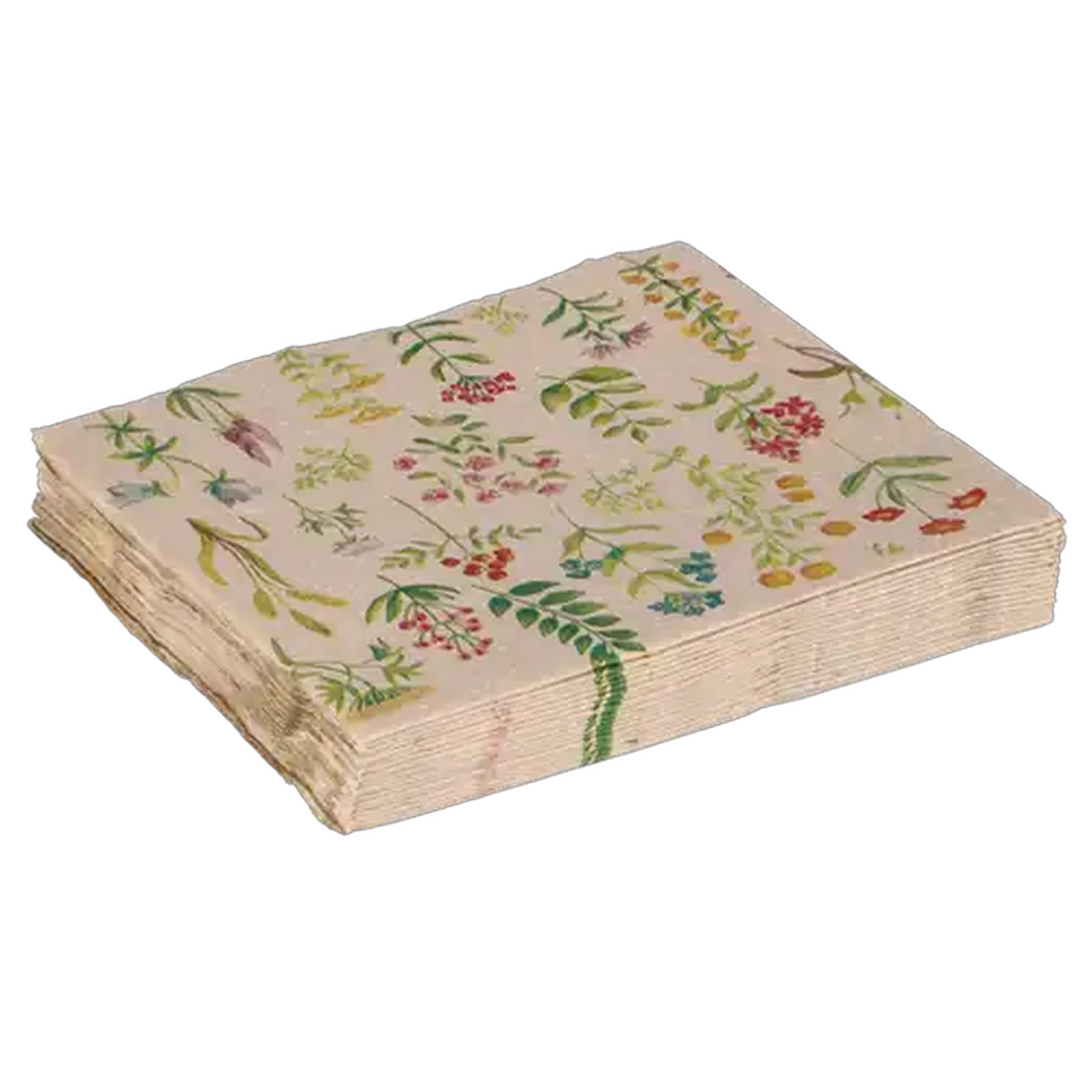 Image of By Nature Little Flowers Paper Napkins 3-Ply 33 x 33cm 20-Pack