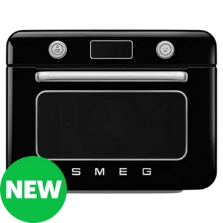 Smeg Black Retro Counter Steam Oven with Airfry 30L