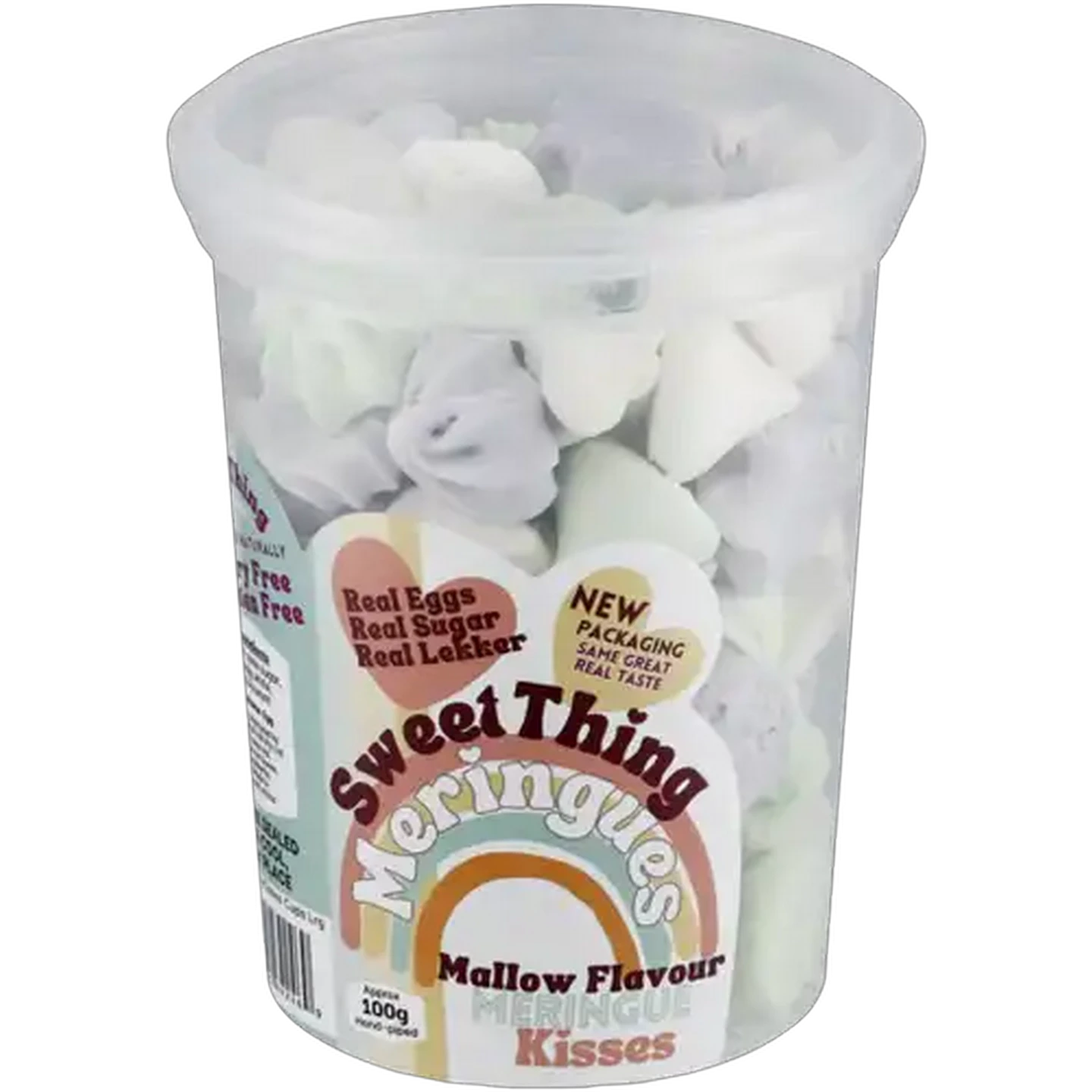 Image of Sweet Thing Gluten Free Mallow Flavour Meringue Kisses 100g 