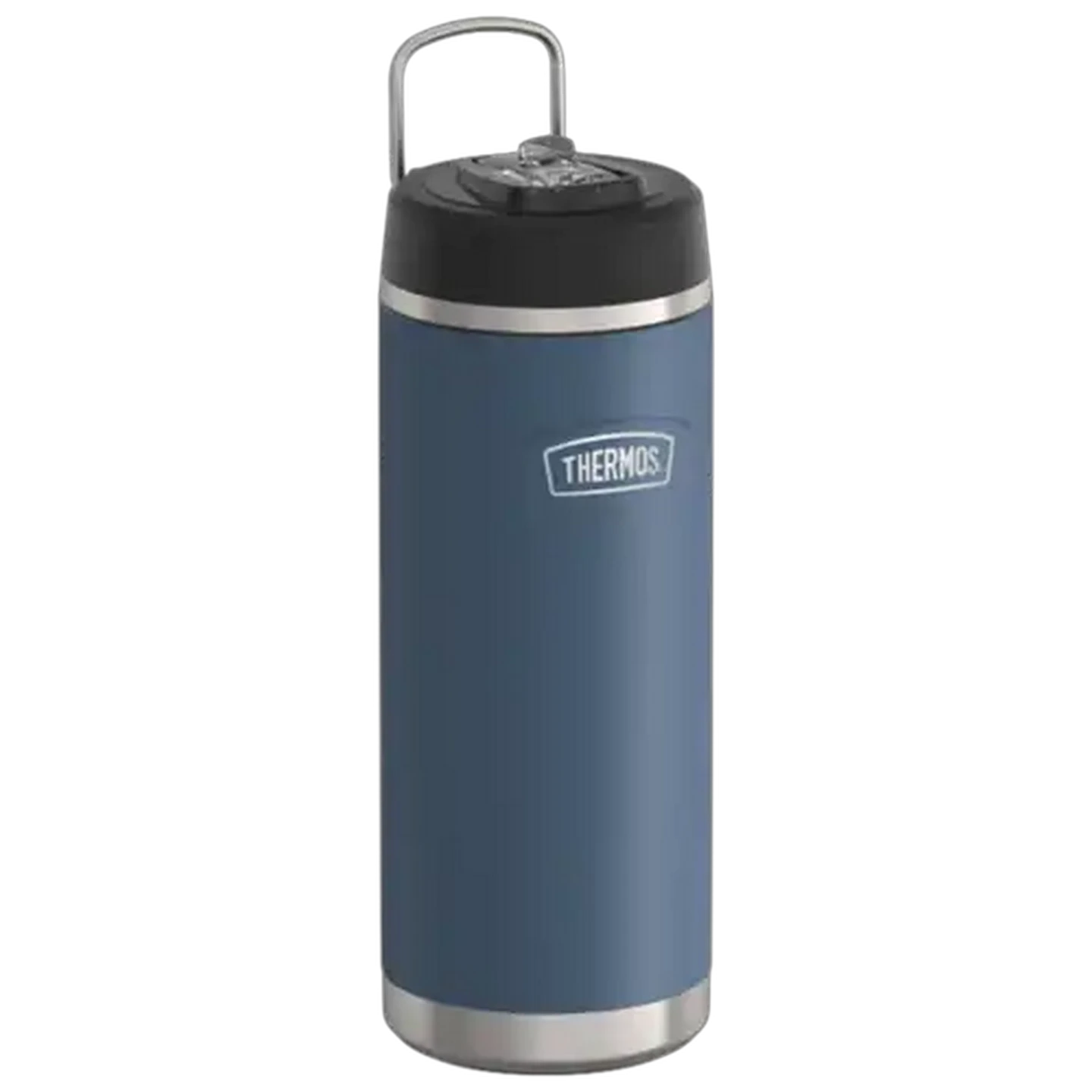 Image of Thermos ICON™ Mystic Navy Stainless Steel Vacuum Insulated Flask with Twist and Pour Stopper 940ml