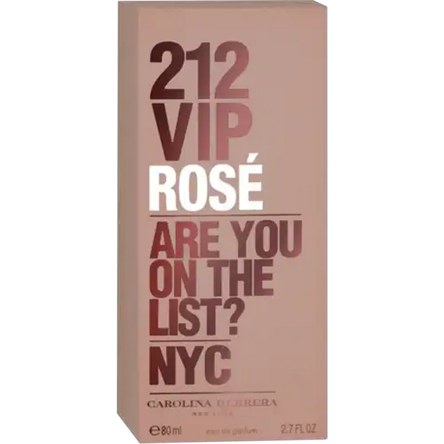 Image of Carolina Herrera 212 VIP Rosé Eau de Parfum 80ml 