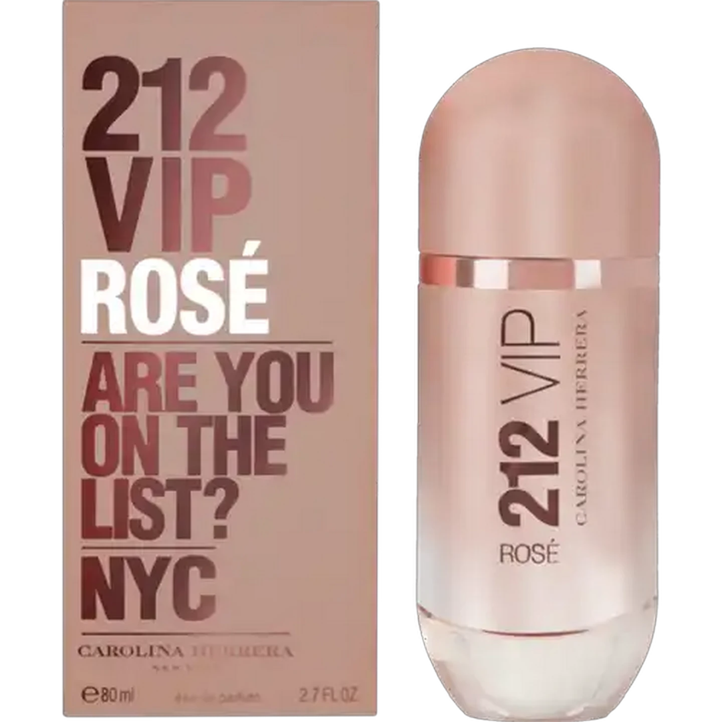 Image of Carolina Herrera 212 VIP Rosé Eau de Parfum 80ml 