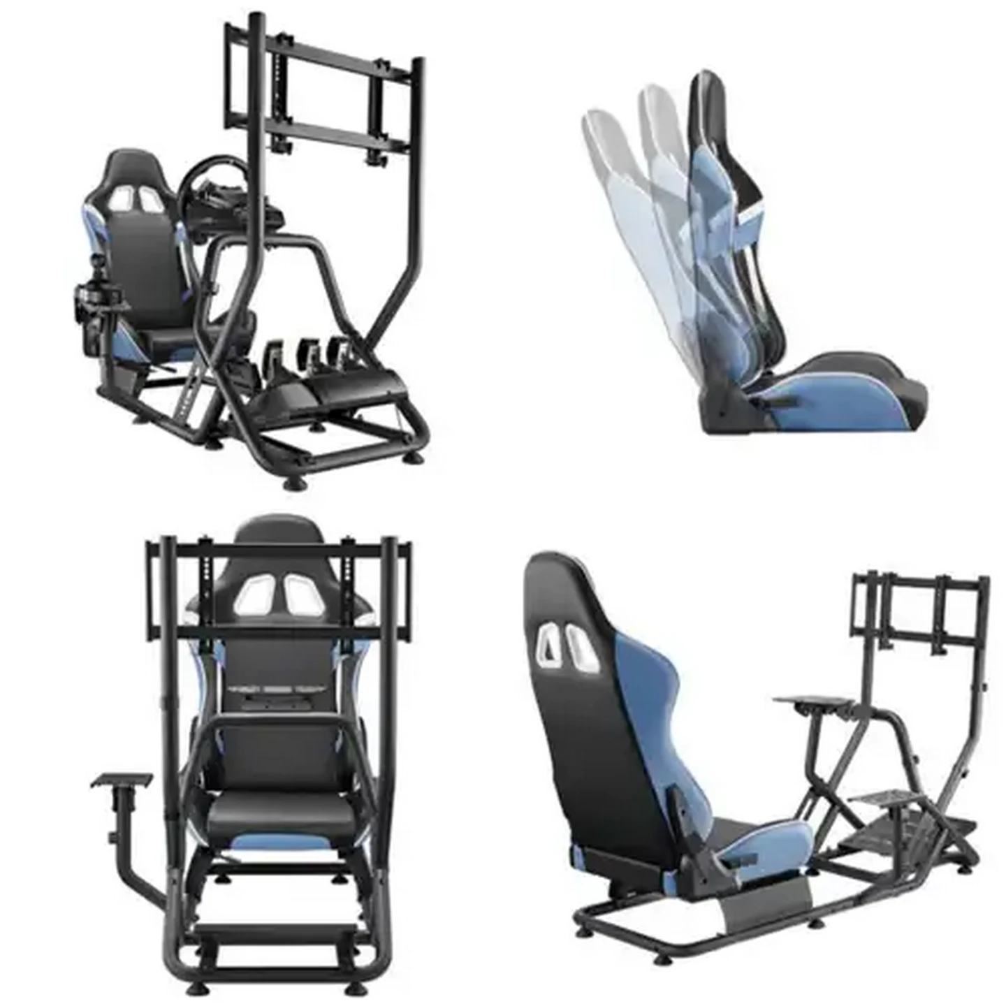 Image of Xceed Black Gaming Simulator Chair