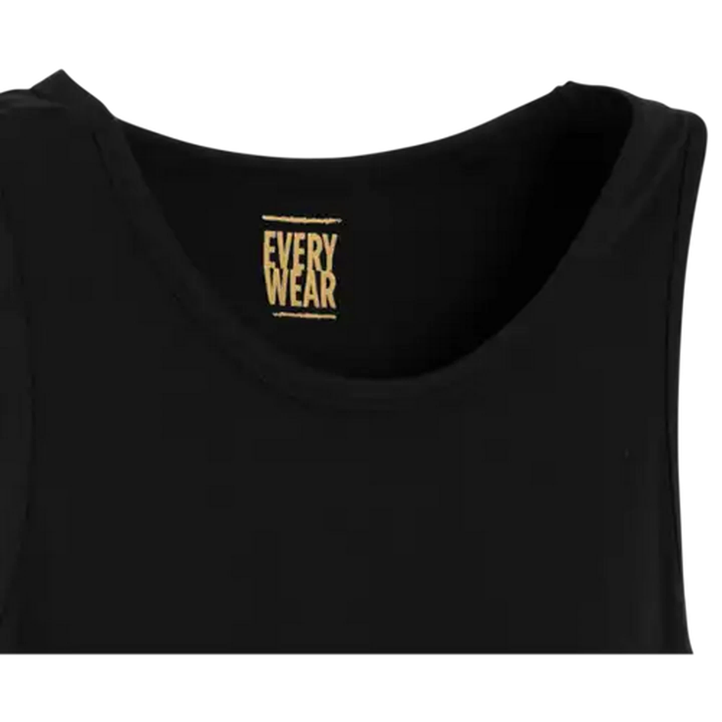 Image of Every Wear Ladies Black Basic Vest Medium