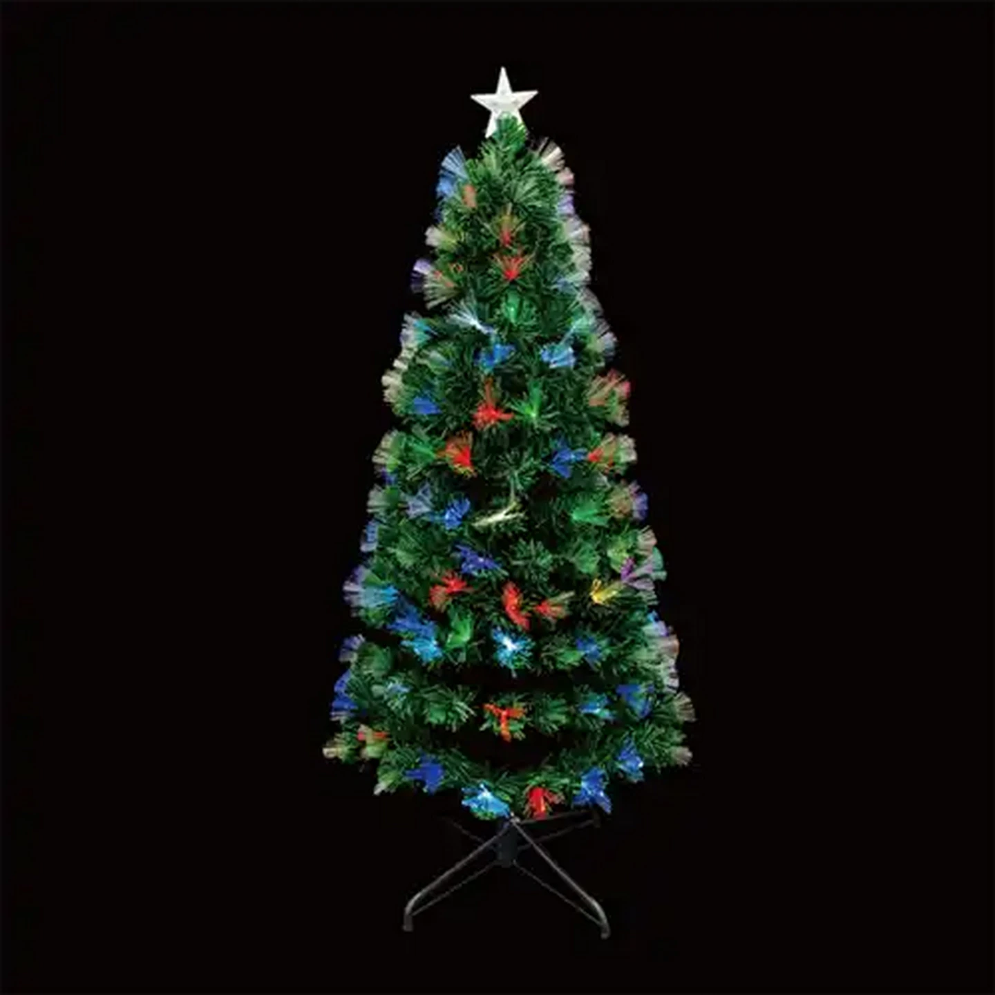 Image of Fibre Optic Christmas Tree with RGB LED Lights 1.5m 6W