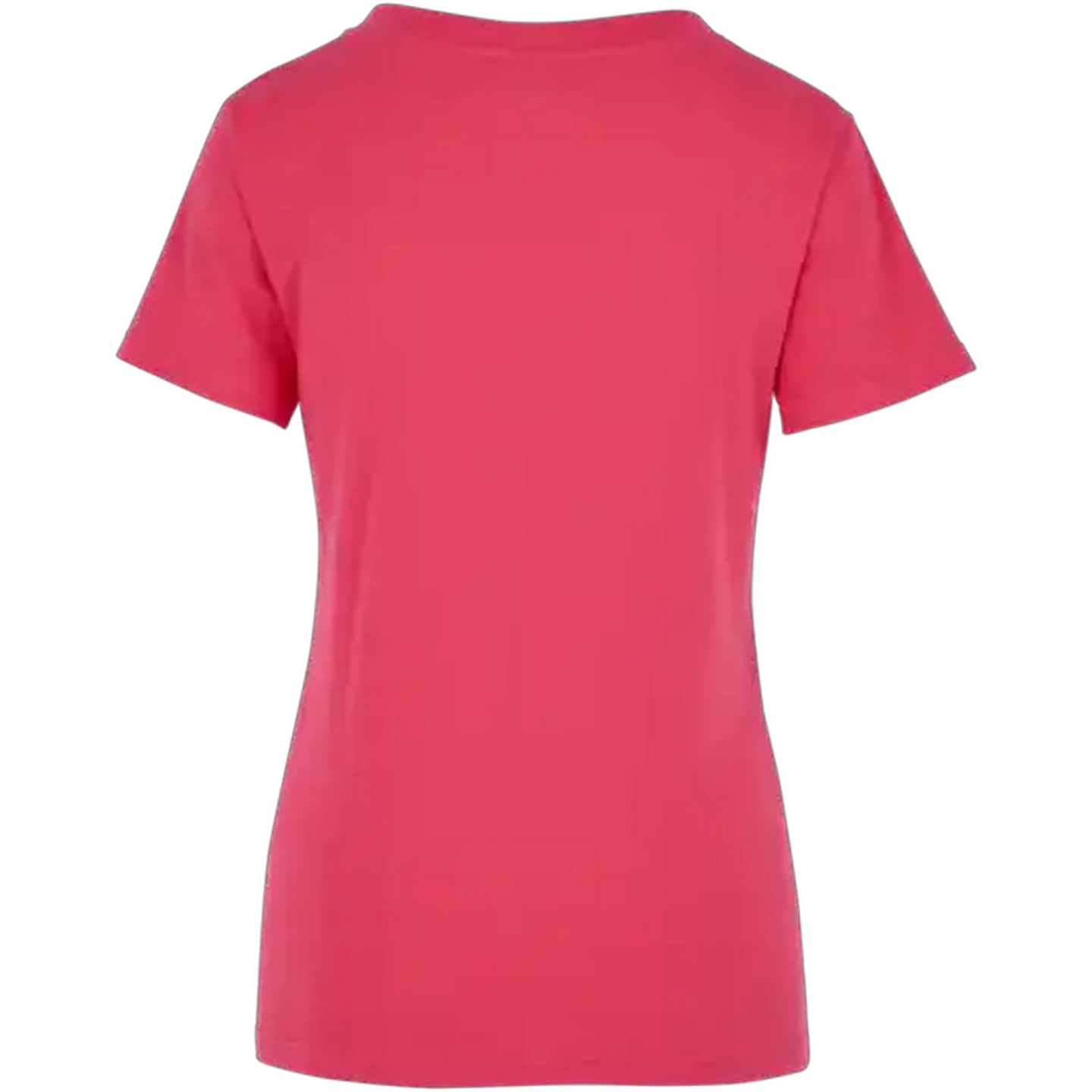 Image of Every Wear Ladies Pink V-Neck T-Shirt Medium