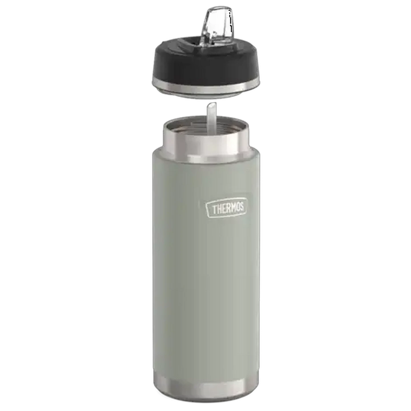 Image of Thermos ICON™ River Rock Stainless Steel Vacuum Insulated Bottle with Straw Lid 940ml