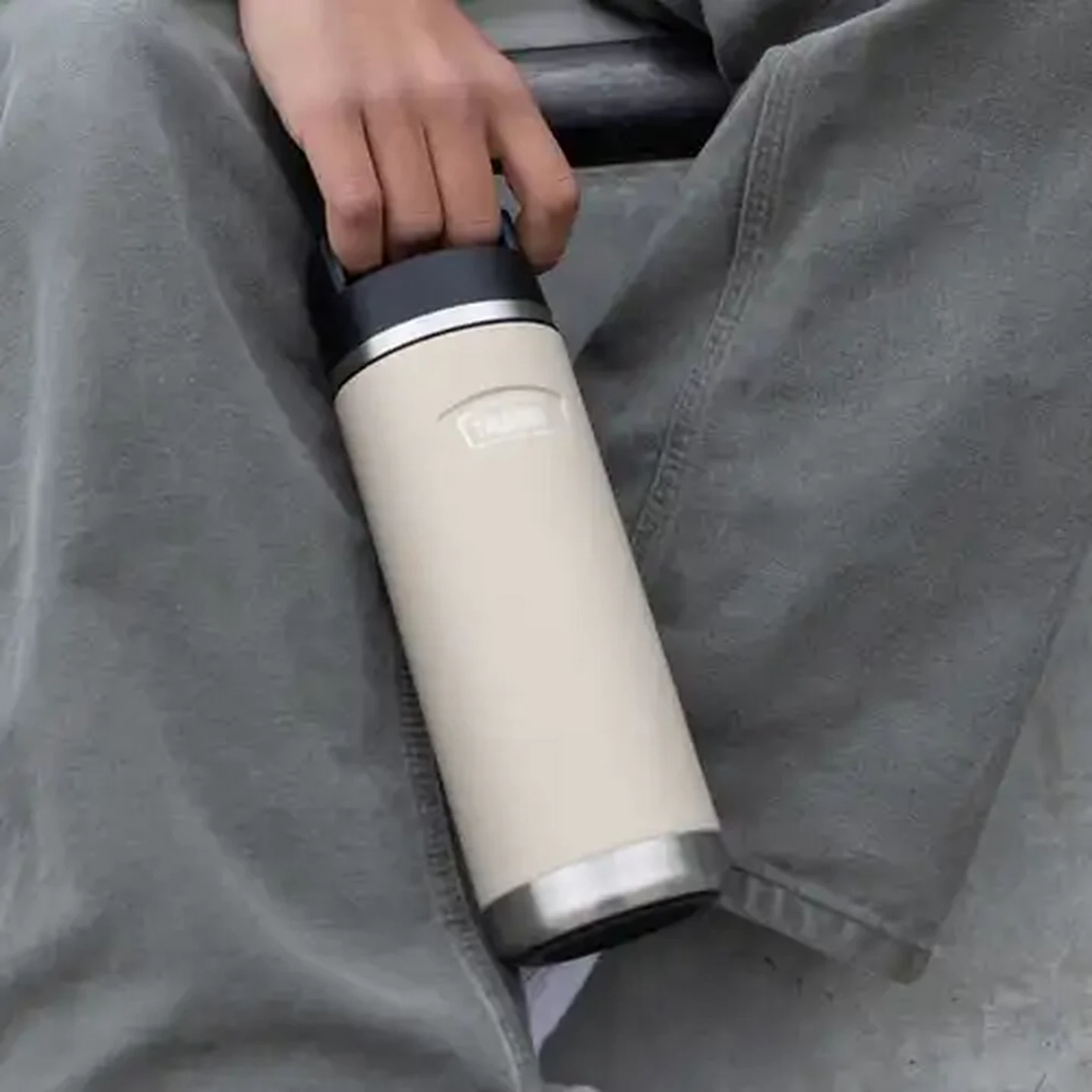Image of Thermos ICON™ River Rock Stainless Steel Vacuum Insulated Bottle with Spout 710ml