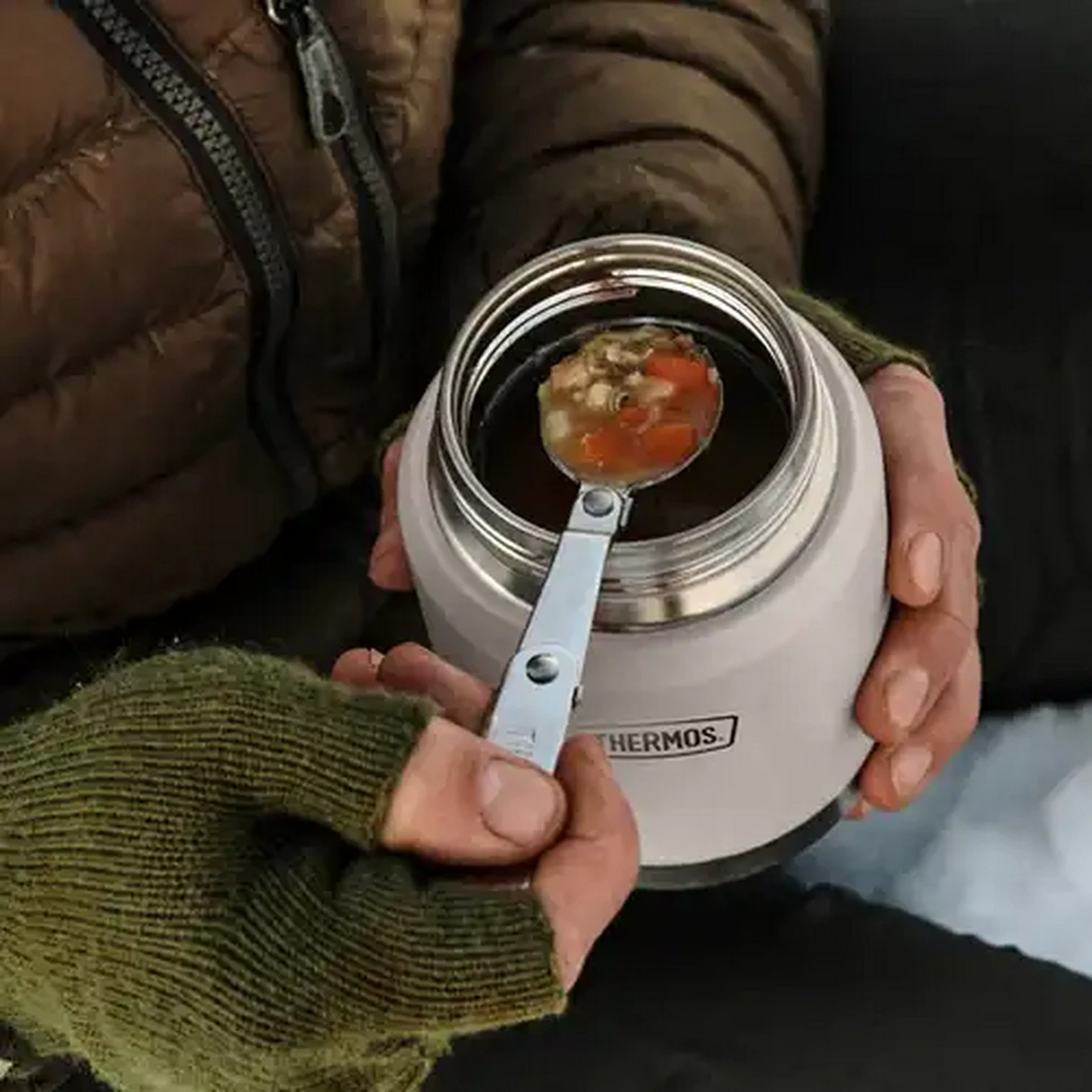Image of Thermos ICON™ River Rock Stainless Steel Food Jar 470ml