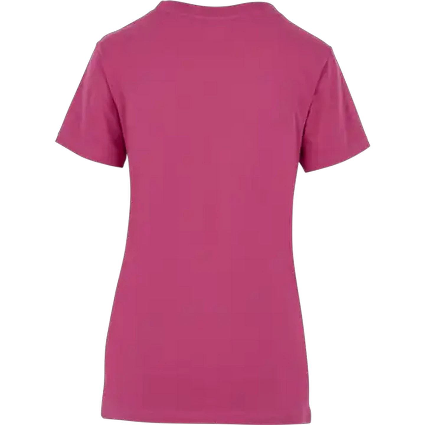 Image of Every Wear Ladies Bright Pink Crew Neck T-Shirt Medium