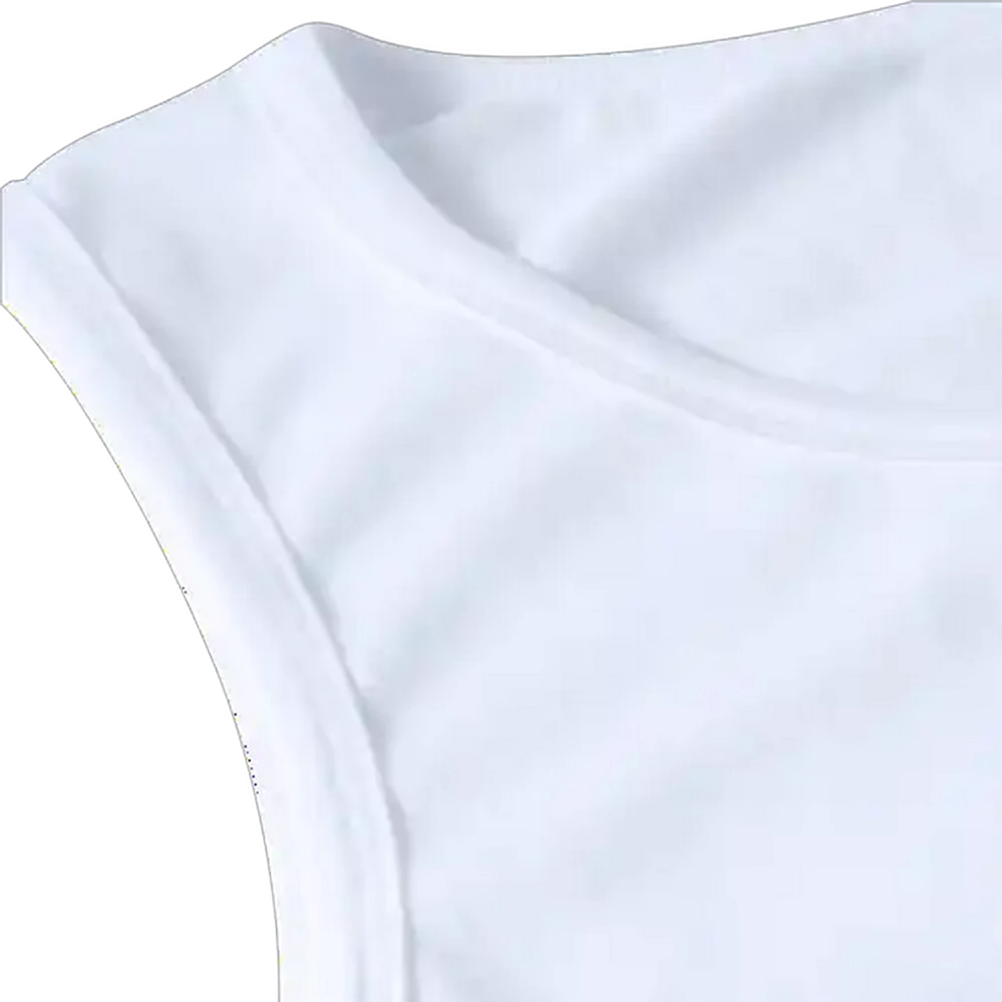 Image of Every Wear Ladies White Basic Vest Medium