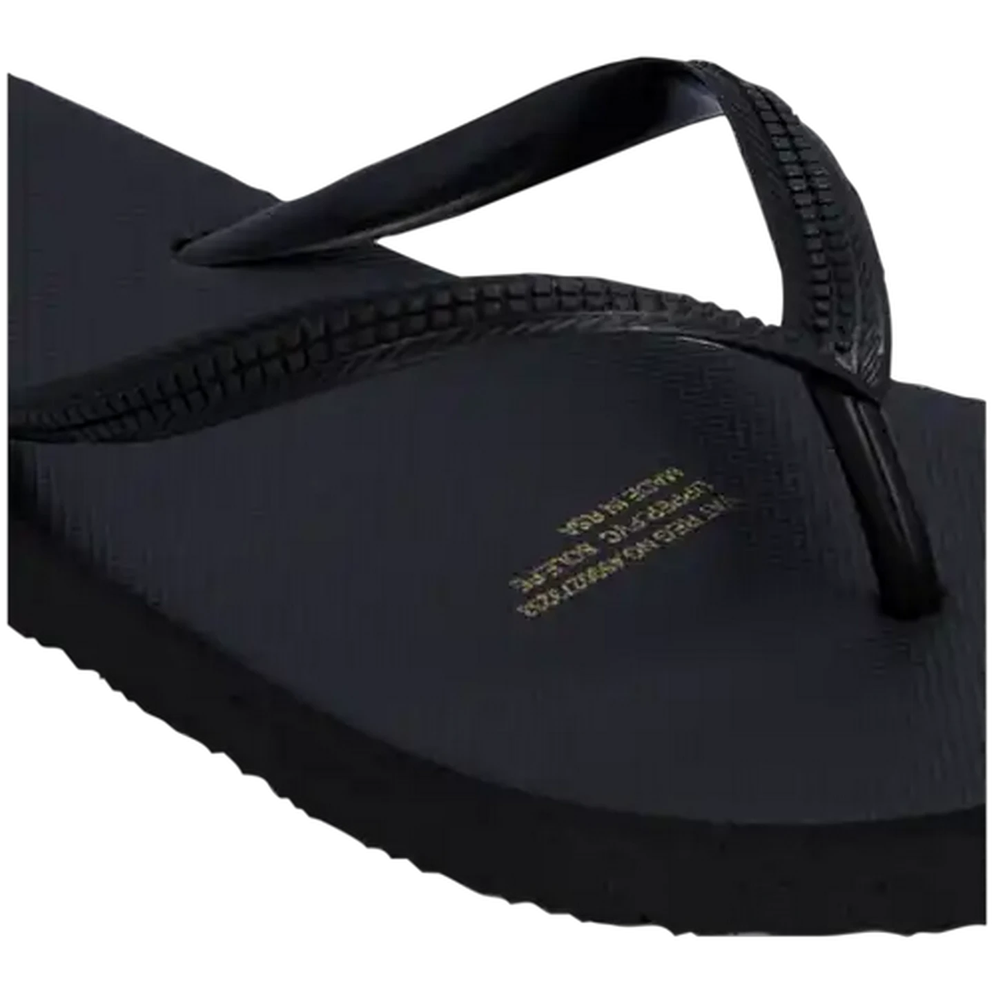 Image of LifeStyle Ladies Black Thong Sandal 3-4