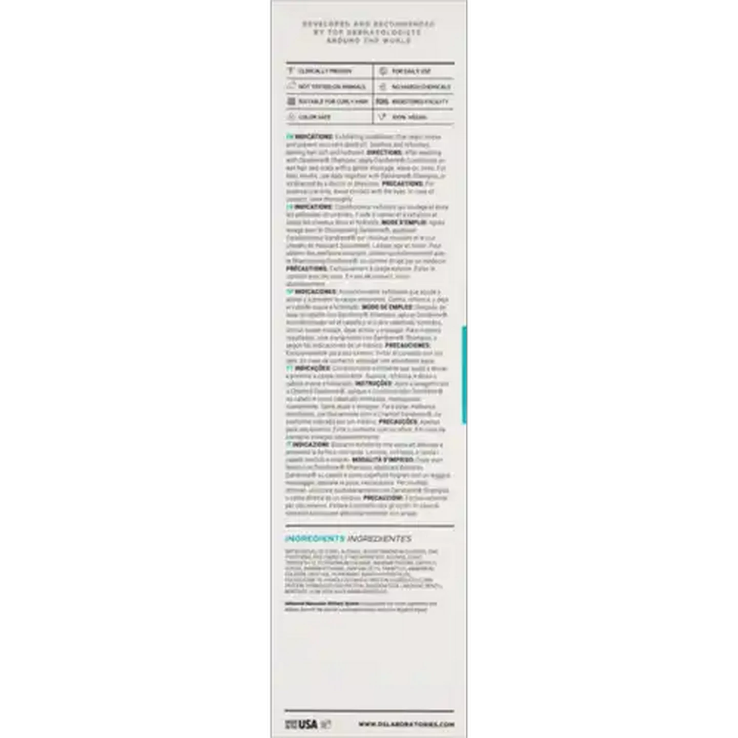 Image of DS Laboratories Dandrene Exfoliating Anti-Dandruff Conditioner 205ml 