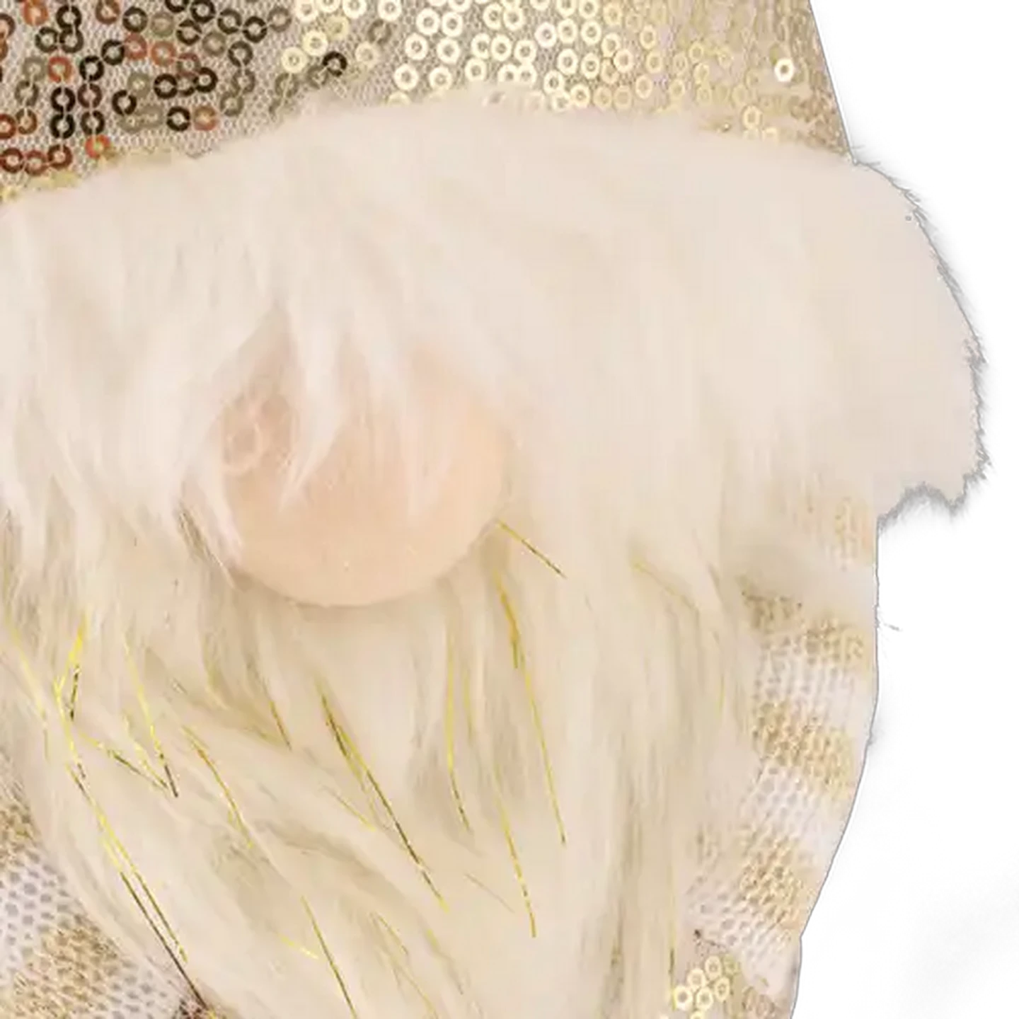 Image of Sitting Gold Christmas Gnome 82cm