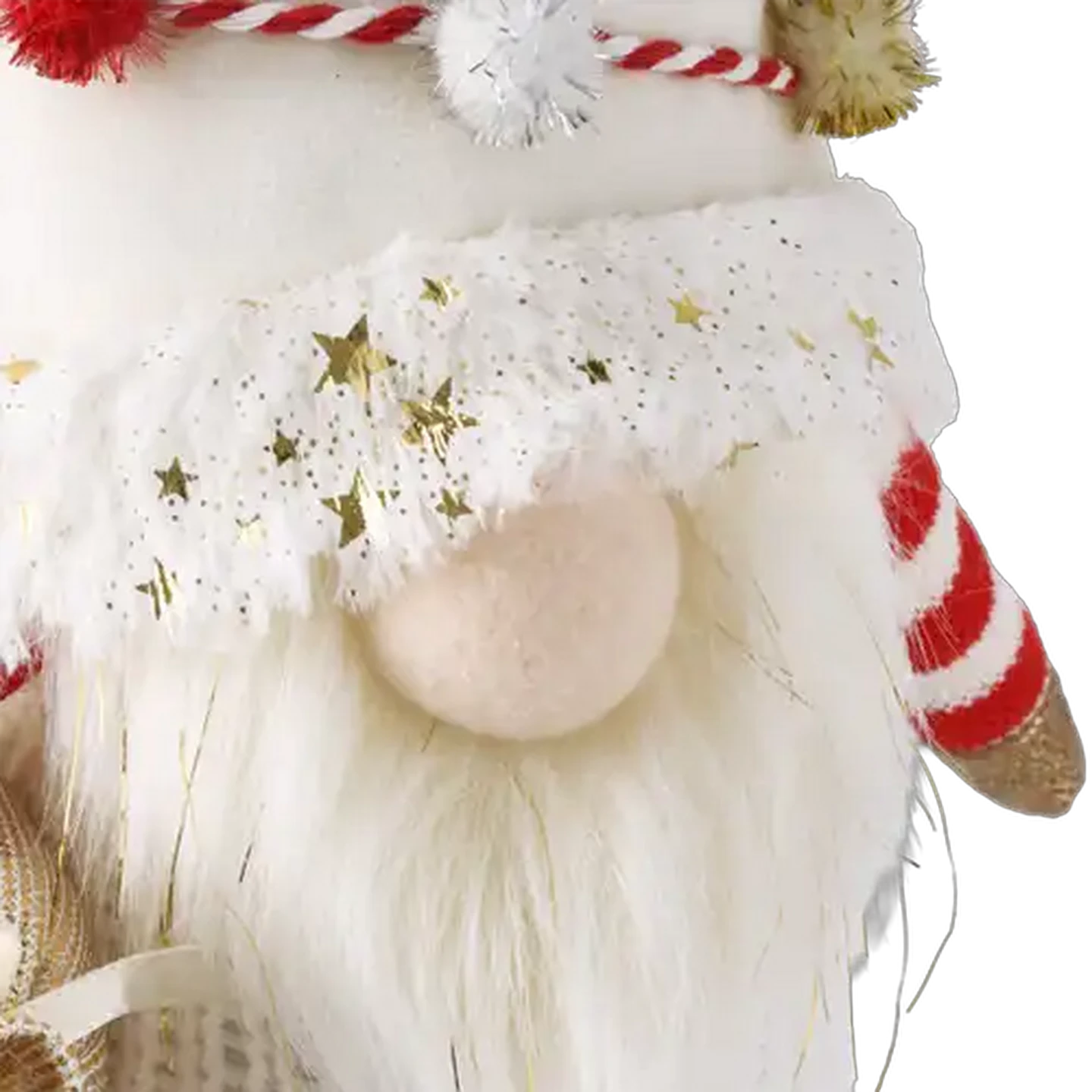 Image of Christmas Gold & Red Gnome Accessory 32cm