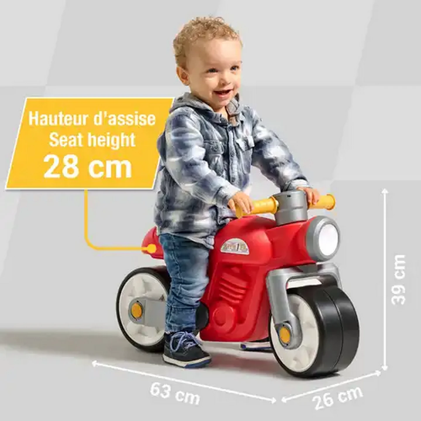 Image of Falk Red Premier Vintage Balance Ride-On