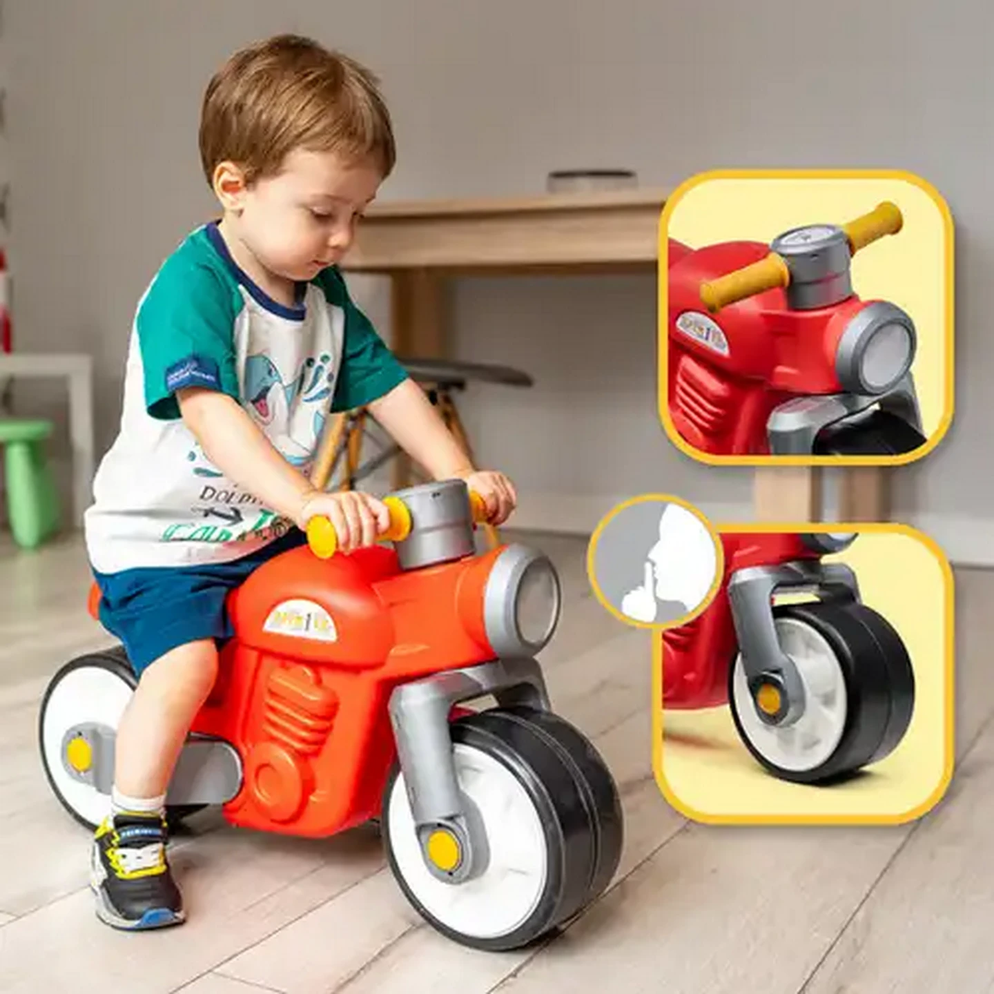 Image of Falk Red Premier Vintage Balance Ride-On