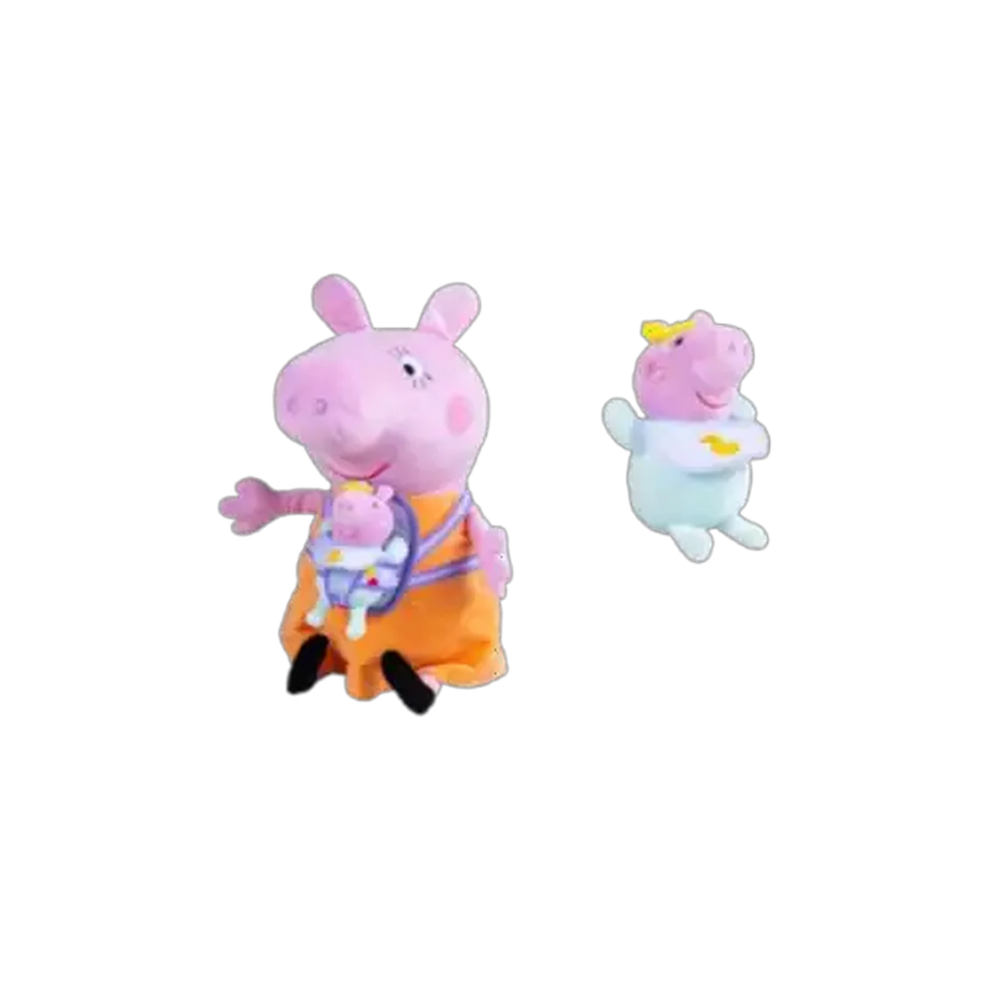 Image of Peppa Pig Mum with Evie Plush Toy 33cm