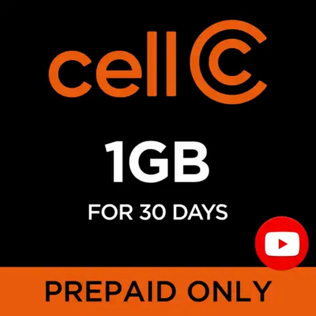 Checkers Sixty60 | Cell C 1GB YouTube Social Bundle Data Voucher Code ...