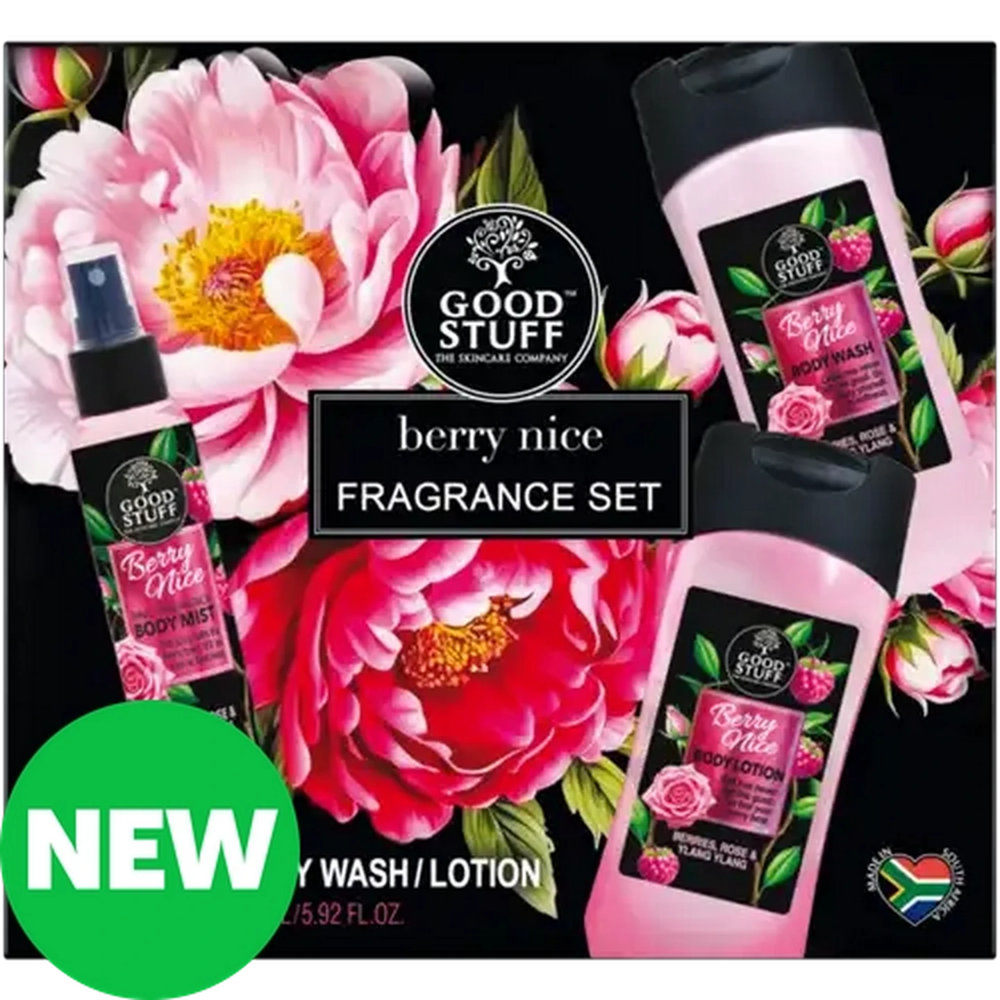 Image of Good Stuff Berry Nice Body Mist, Body Wash & Body Lotion Gift Pack 3 Piece 