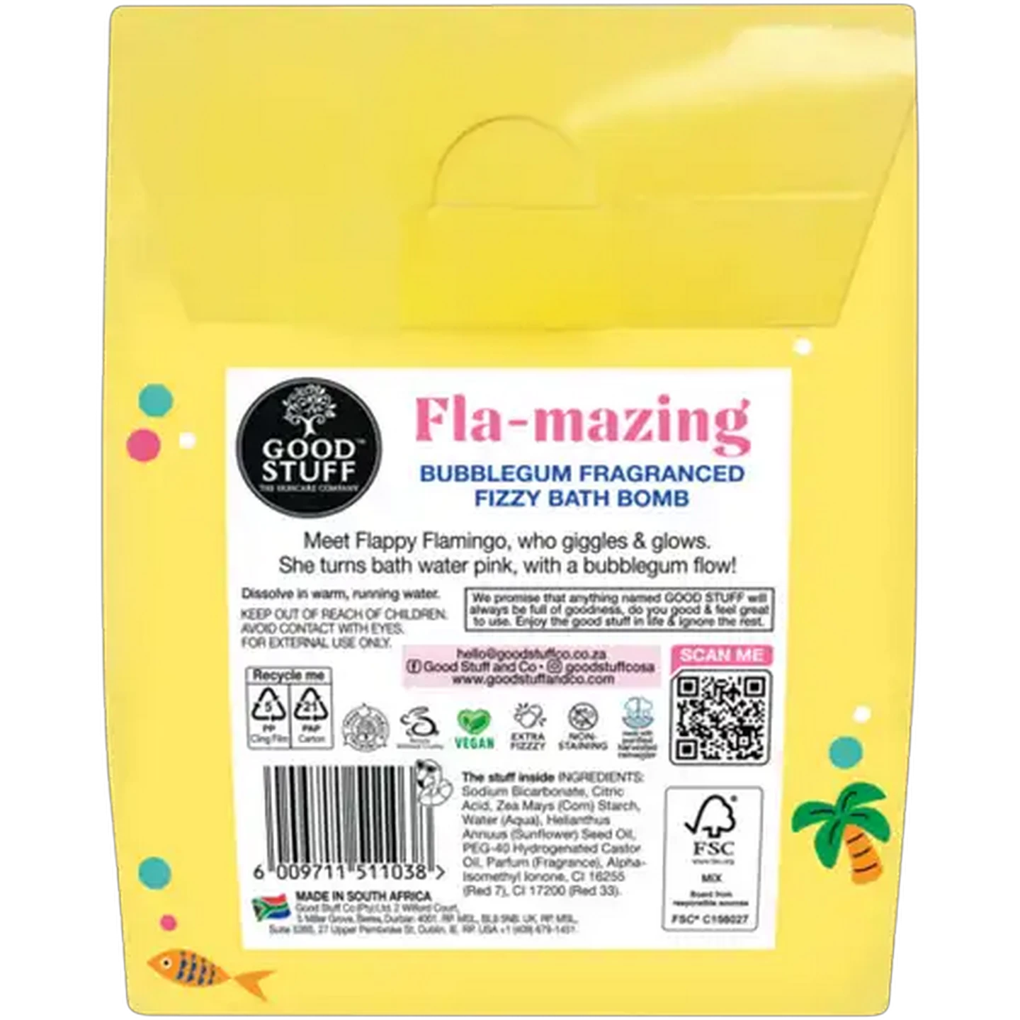 Image of Good Stuff Fla-mazing Fizzy Bath Bomb 110g 