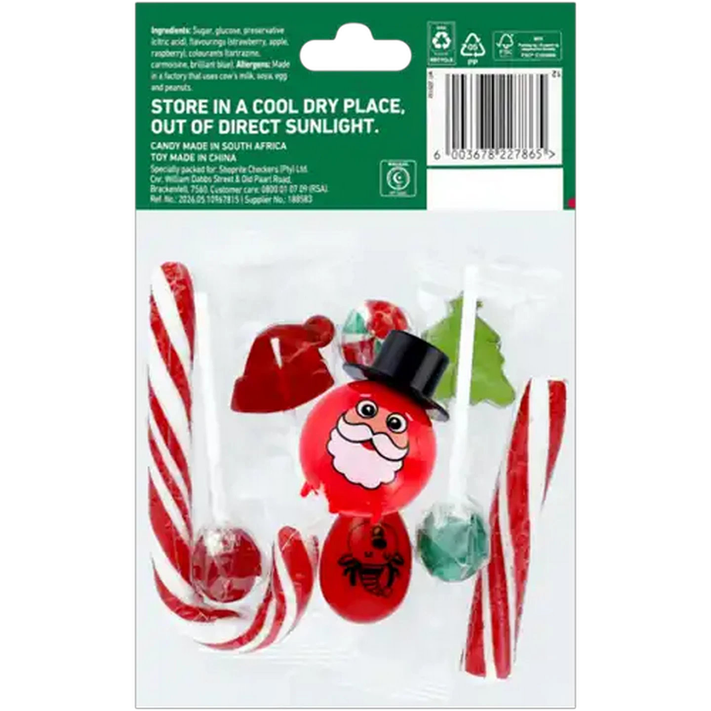 Image of Limited Edition Festive Novelty Candy Mix & Toy 68g 