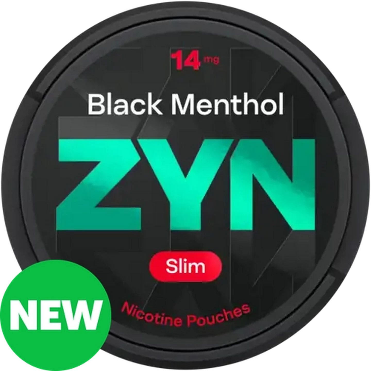 Image of ZYN Black Menthol 14mg Slim Nicotine Pouches 20-Pack 