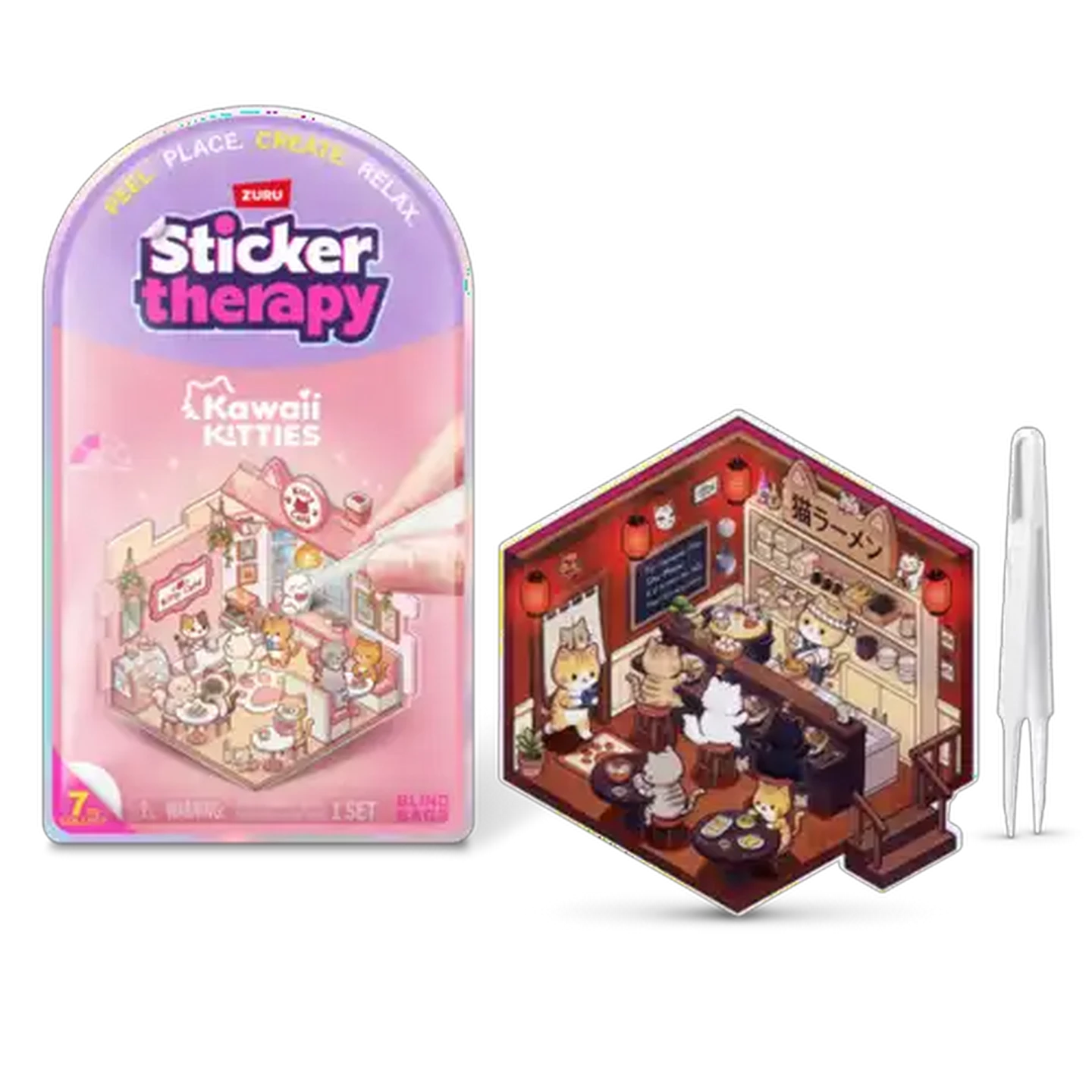 Image of Sticker Therapy Kawaii Kitties (Type May Vary)