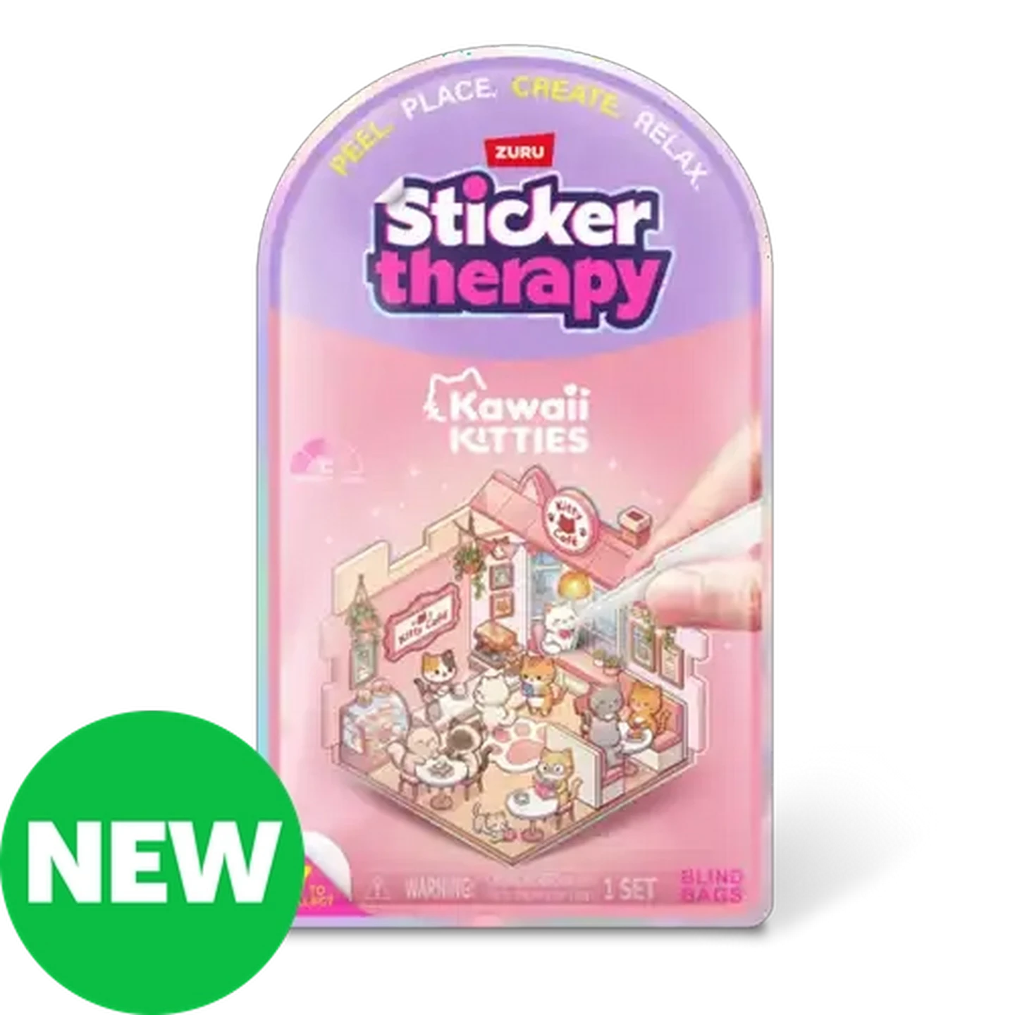 Image of Sticker Therapy Kawaii Kitties (Type May Vary)