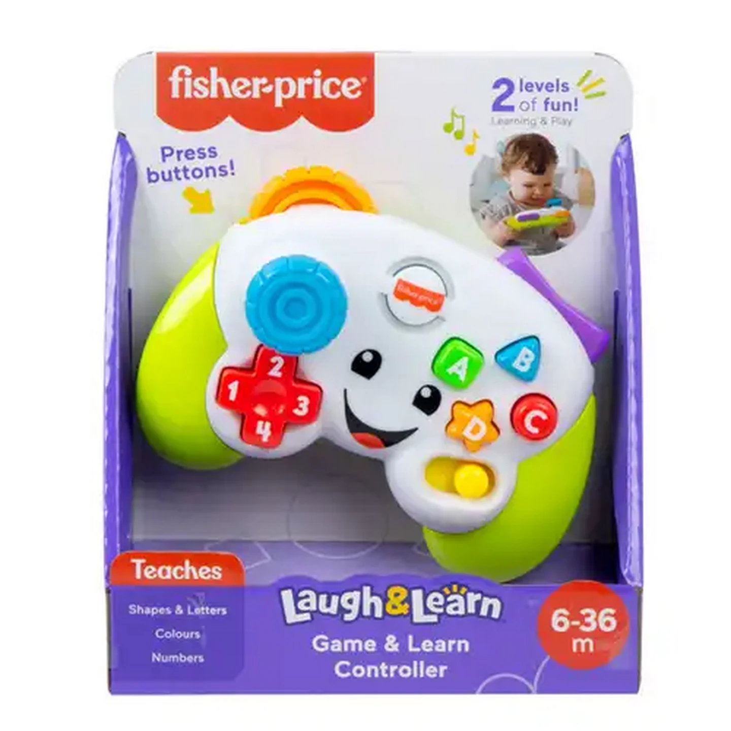 Image of Fisher-Price Laugh & Learn Game & Learn Controller