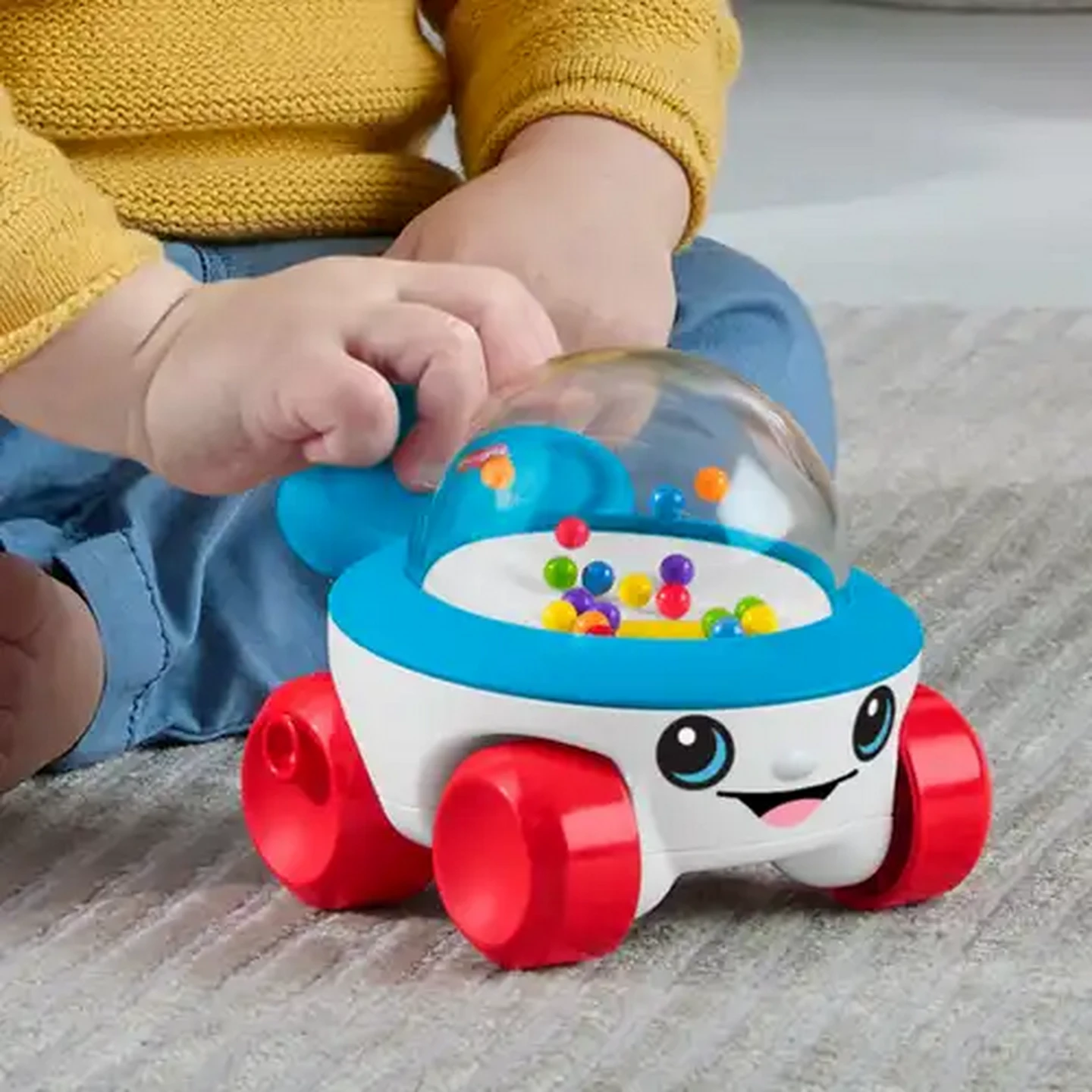 Image of Fisher-Price Corn Popper Push-Along Toy Vehicle