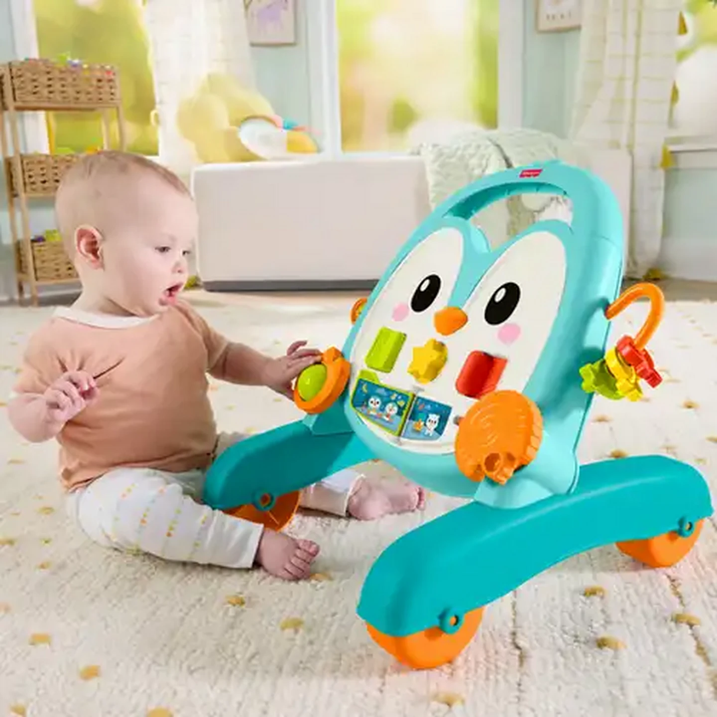 Image of Fisher-Price 2-in-1 Musical Penguin Activity Walker