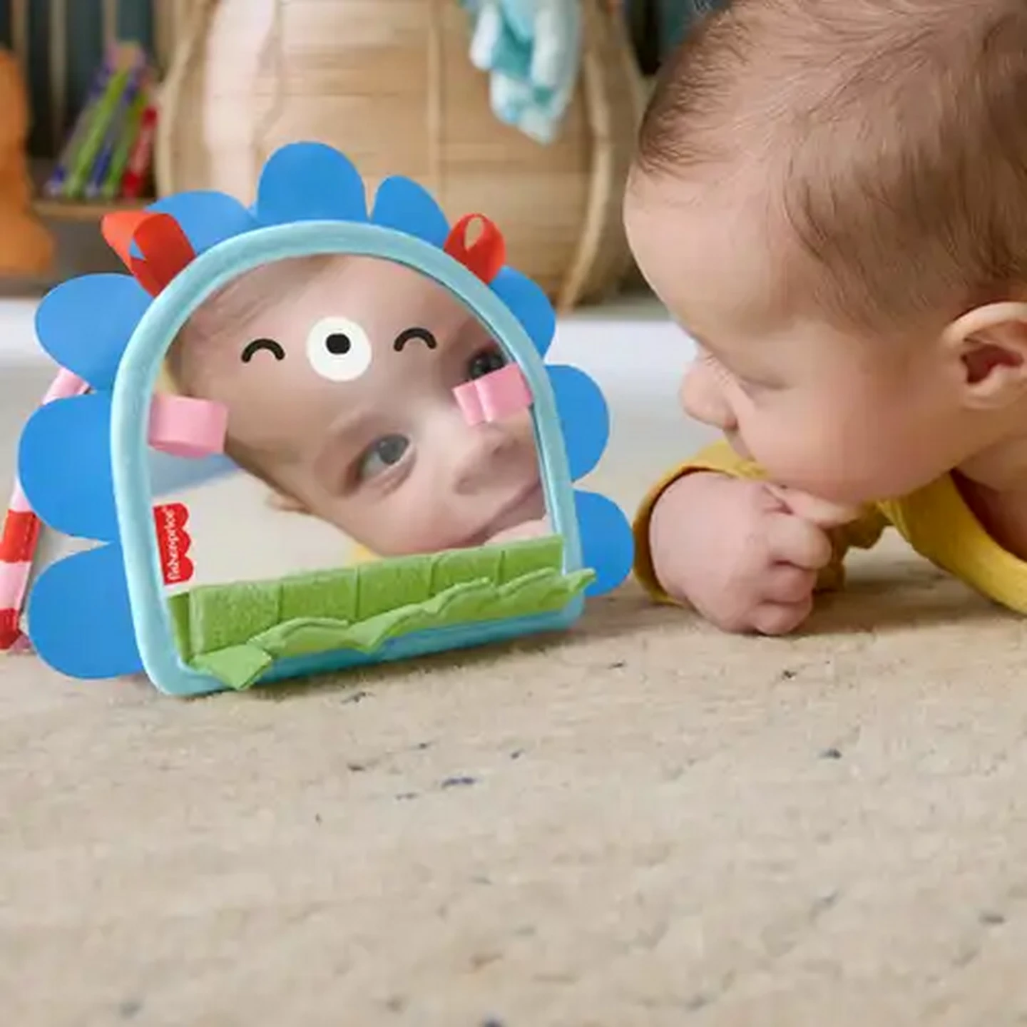 Image of Fisher-Price Portable Tummy Time Mirror