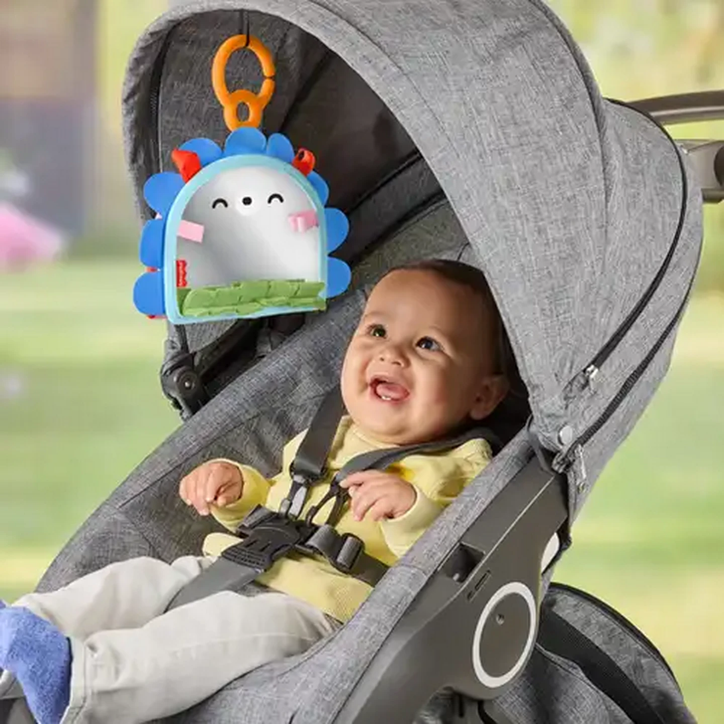 Image of Fisher-Price Portable Tummy Time Mirror
