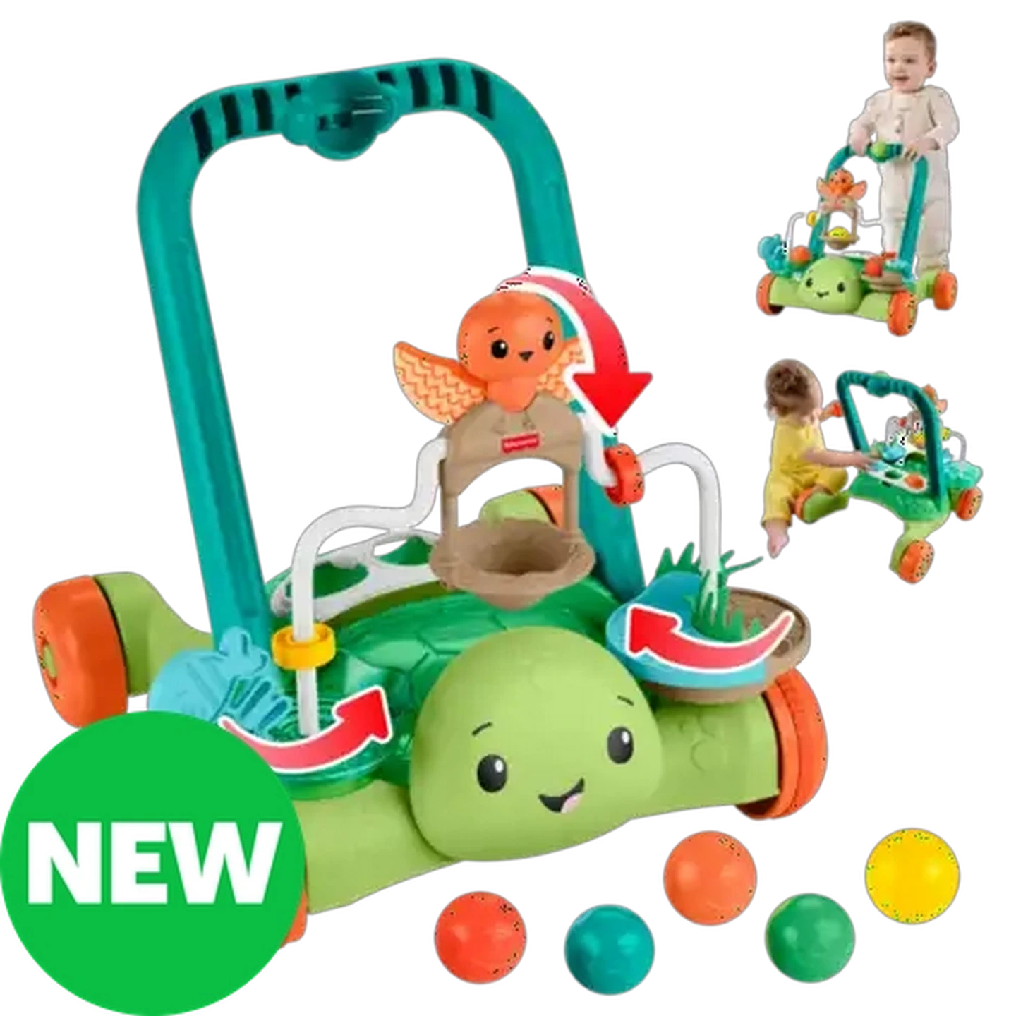 Image of Fisher-Price Moves with You Turtle Walker