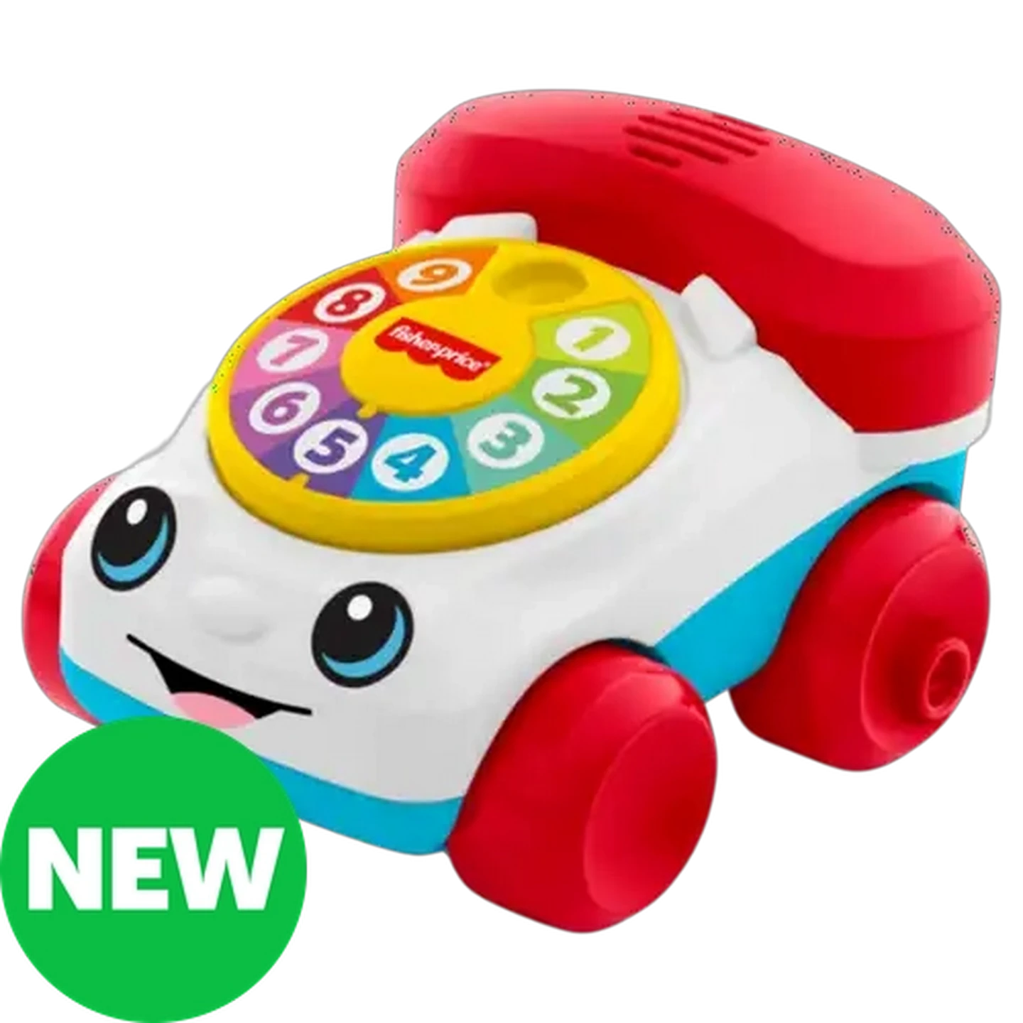 Image of Fisher-Price Chatter Telephone Push-Along Toy Vehicle