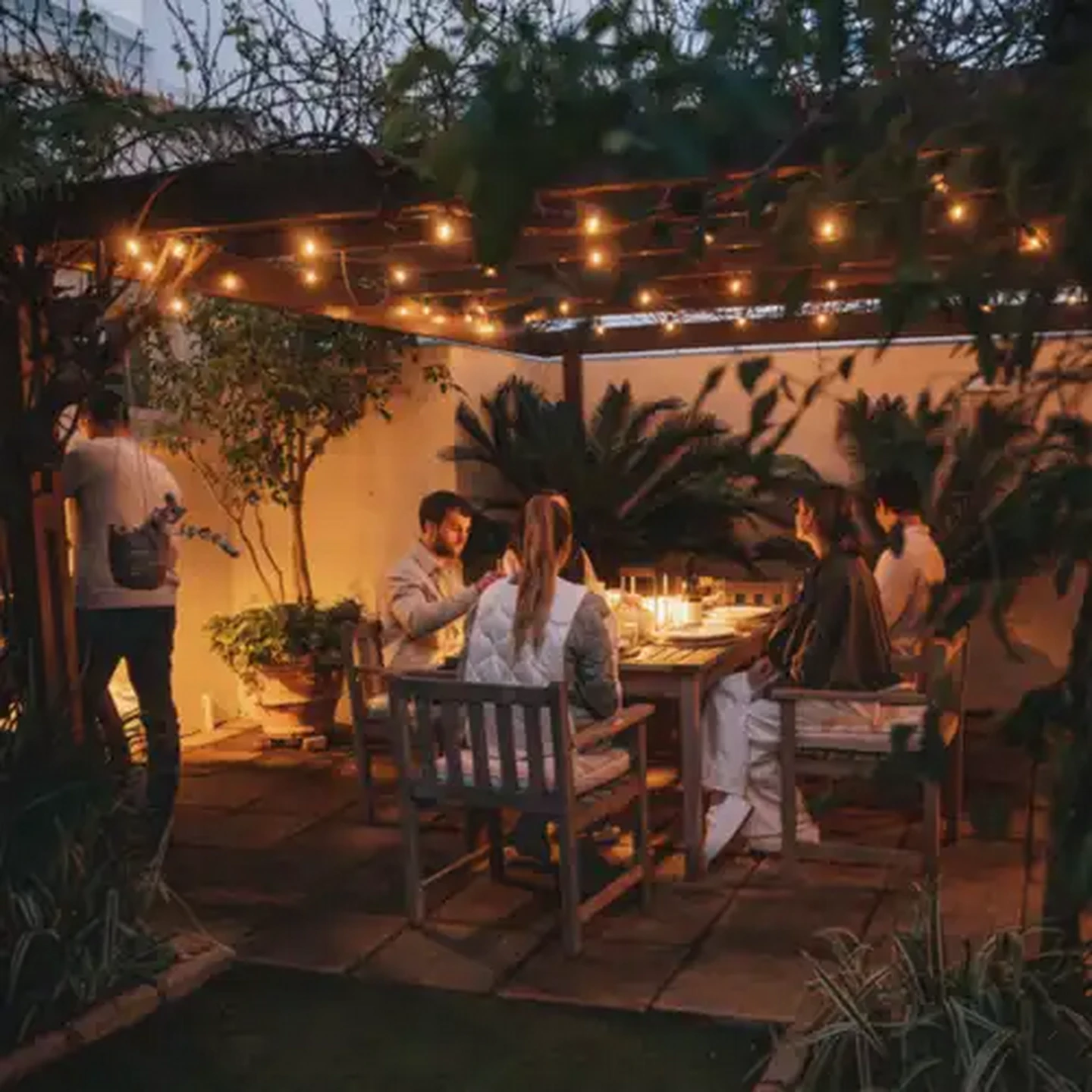 Image of Lighthouse LED Festoon Solar String Lights 8m