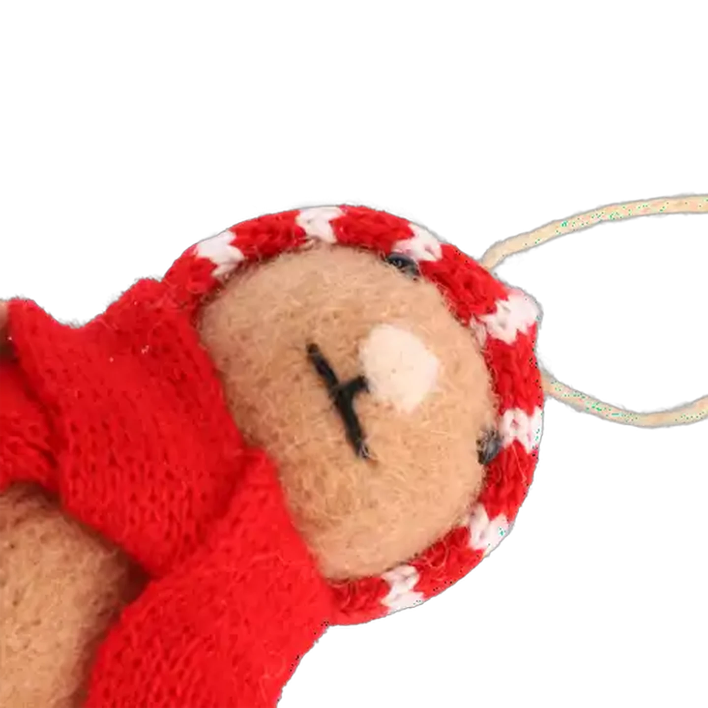Image of Santa's Choice Felt Mouse Holly Christmas Tree Decoration