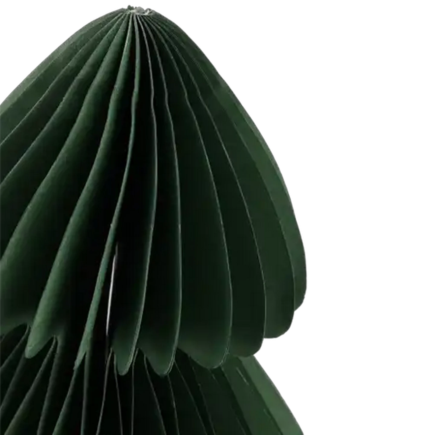 Image of Santa's Choice Green Tabletop Paper Christmas Tree 30cm