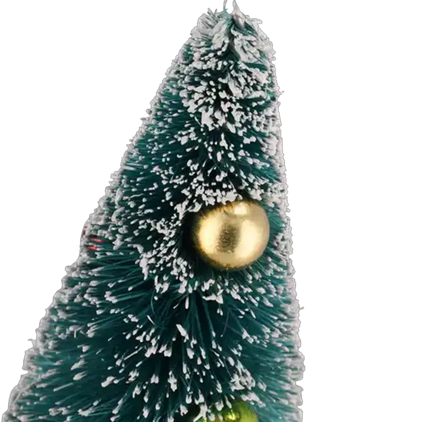Image of Tabletop Christmas Tree Figurine with Baubles 35.5cm
