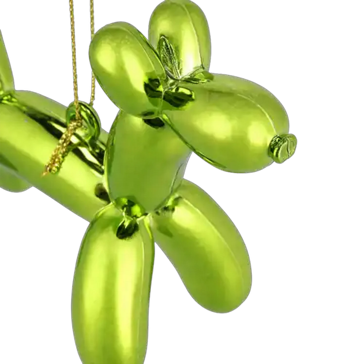 Image of Santa's Choice Hanging Balloon Dog Christmas Tree Decoration 11.5cm (Colour May Vary)