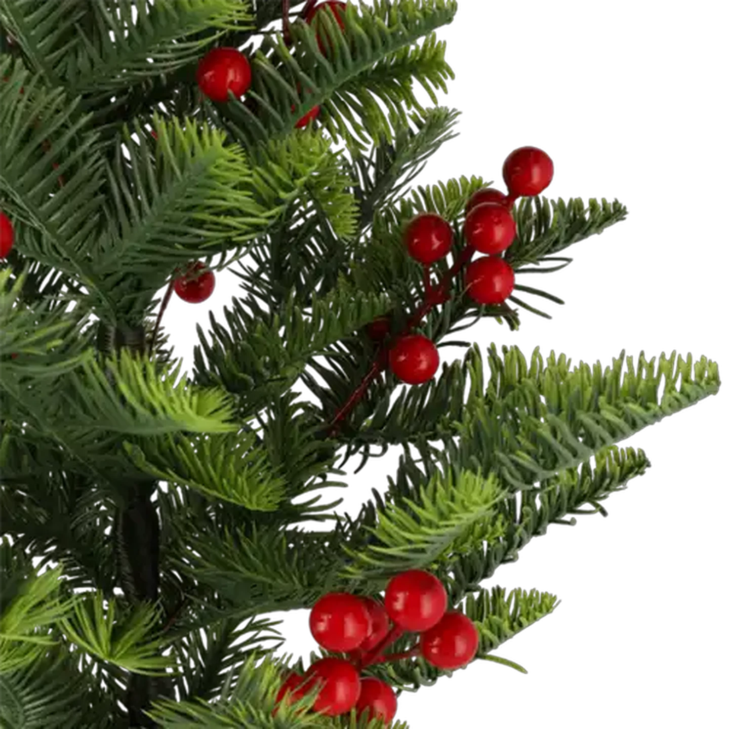 Image of Tabletop Potted Christmas Tree with Berries 50cm