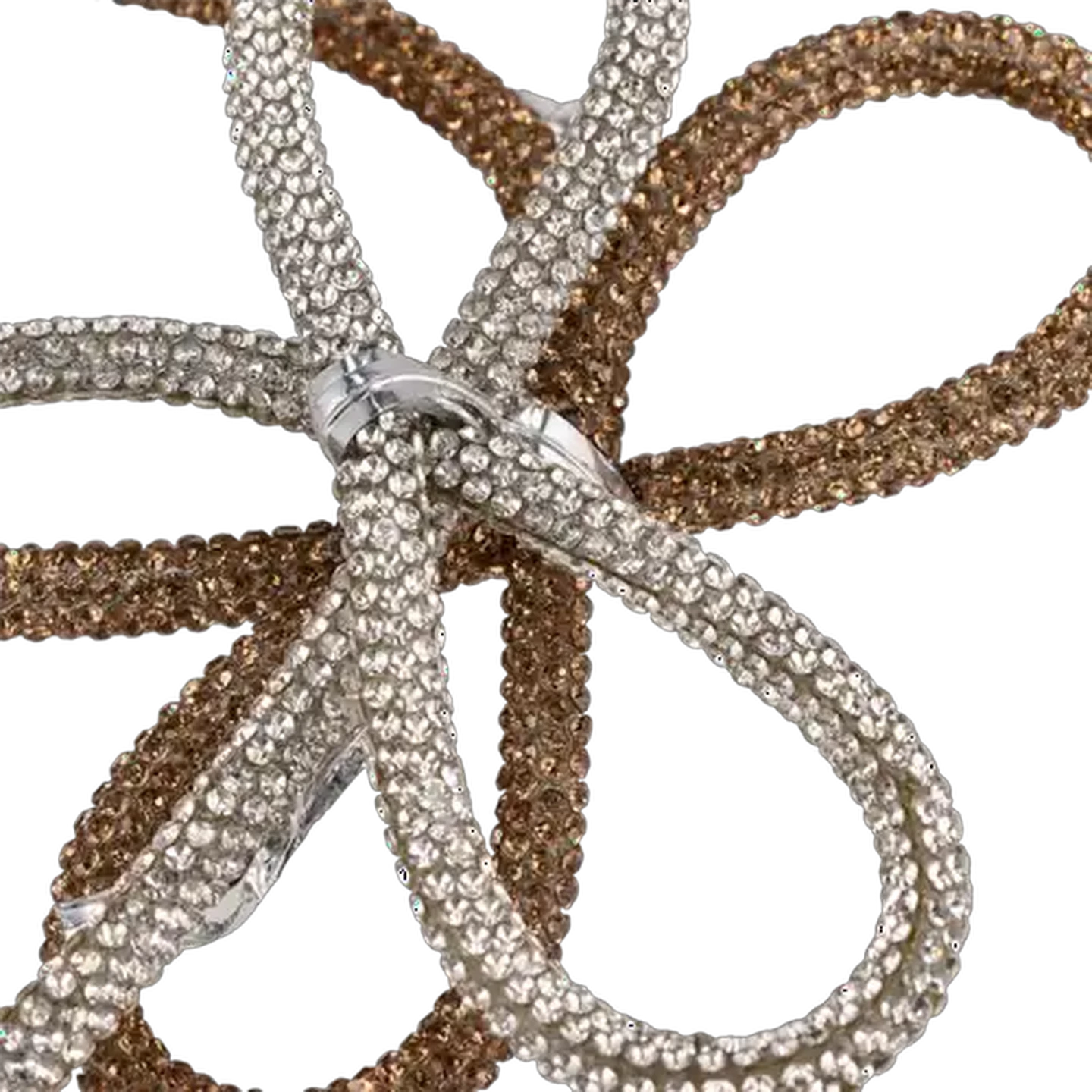 Image of Santa's Choice Diamond Bow Christmas Tree Decorations 6-Pack