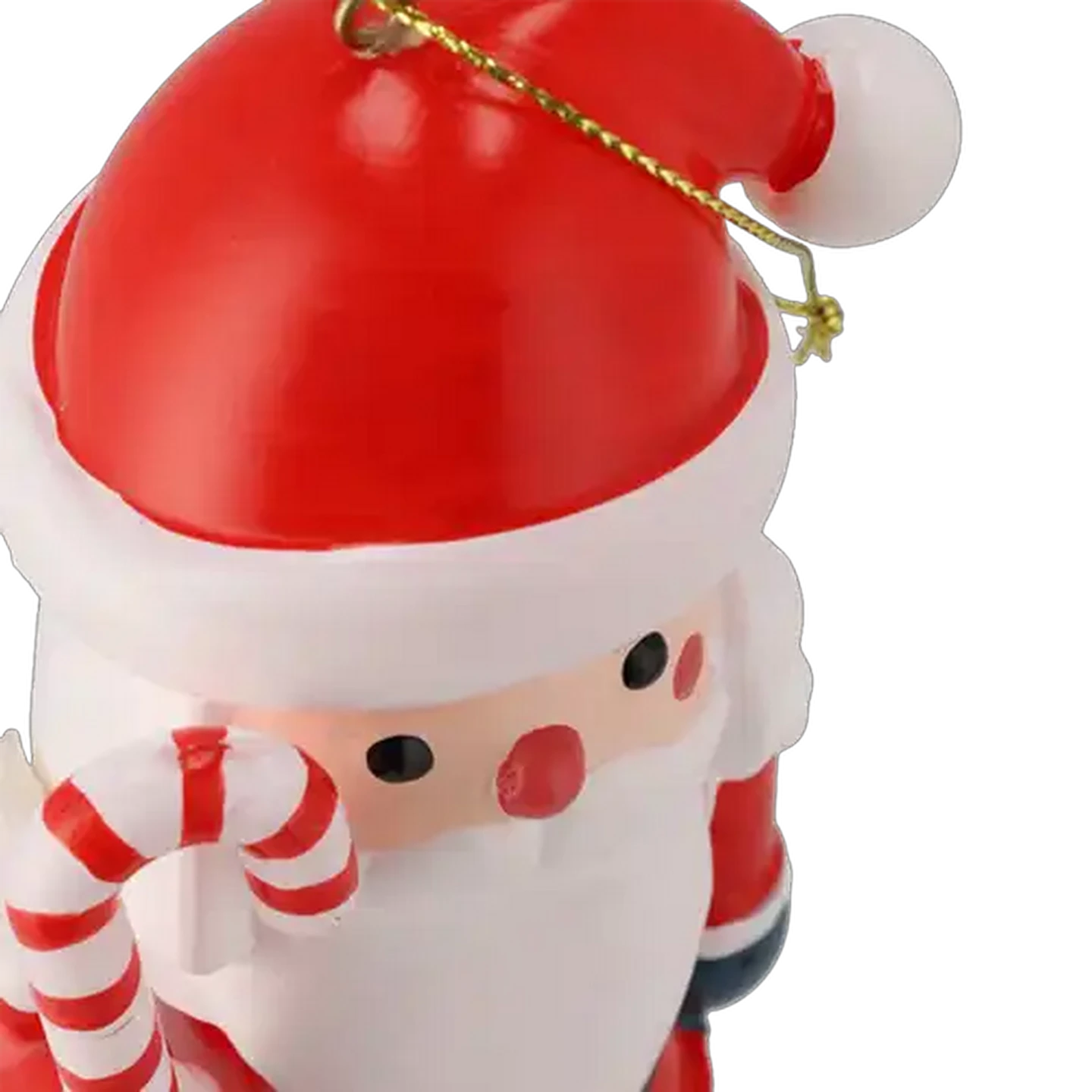 Image of Santa's Choice Santa with Christmas Candy Tree Decoration 15.5cm