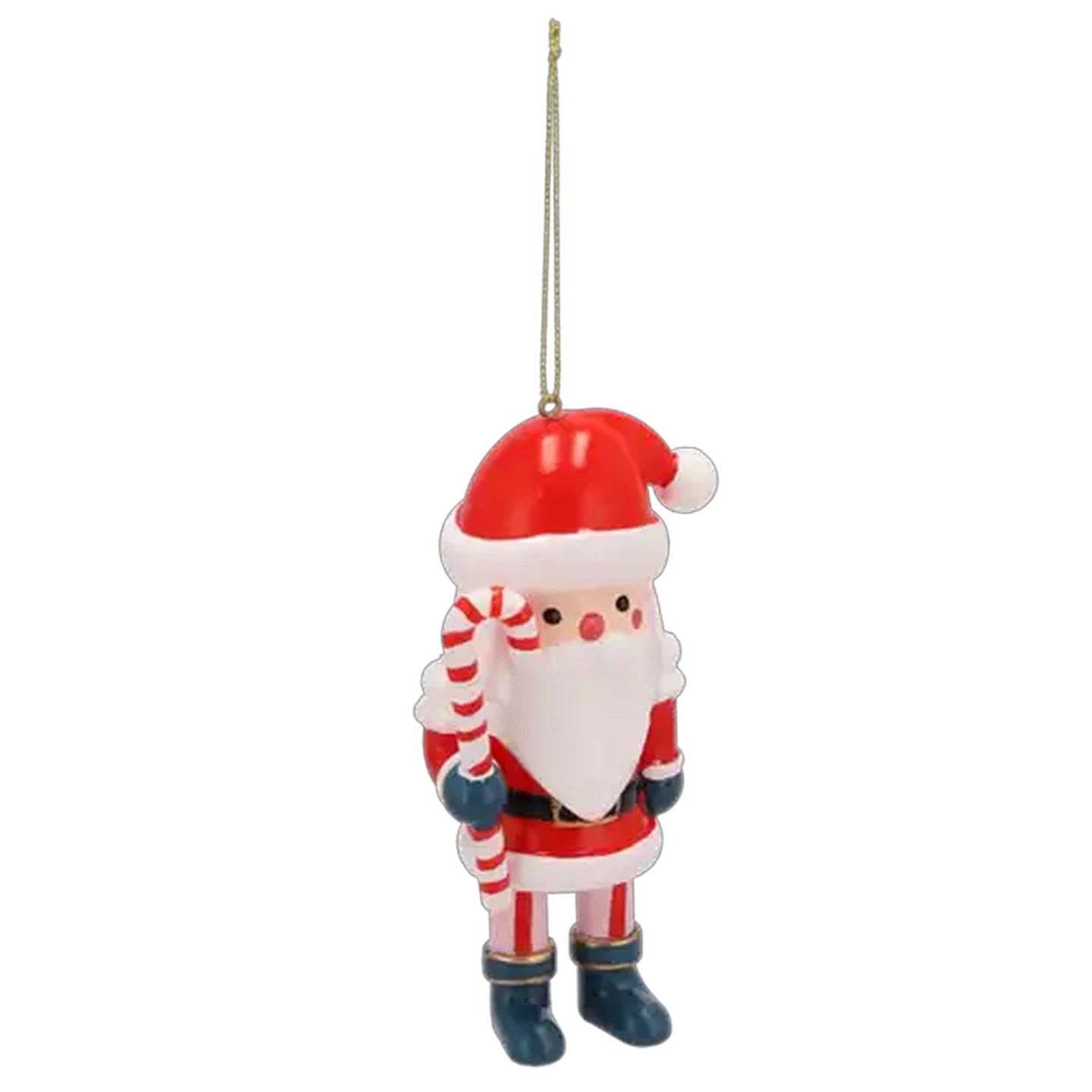 Image of Santa's Choice Santa with Christmas Candy Tree Decoration 15.5cm